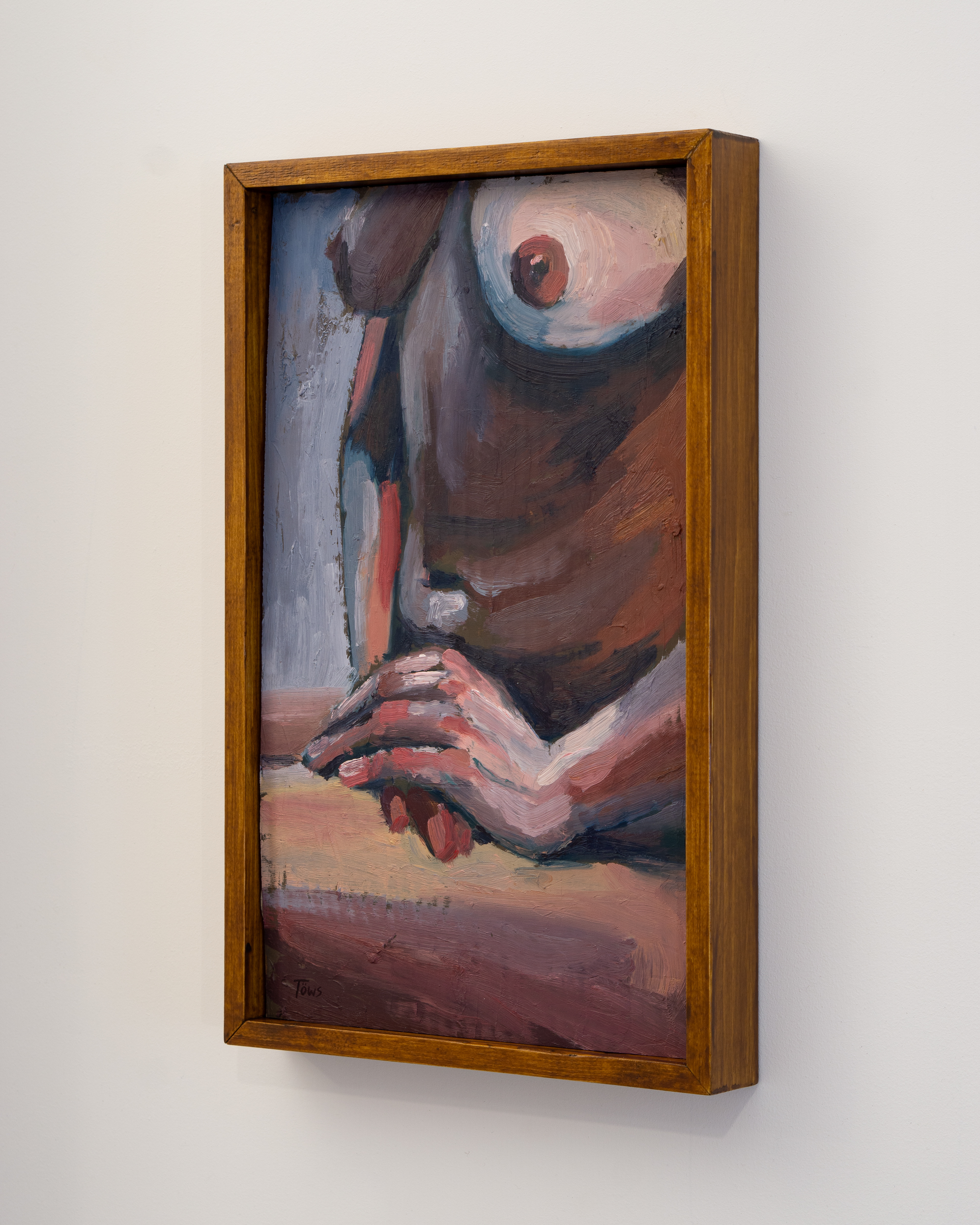 Frame type 2 with medium warm brown varnish