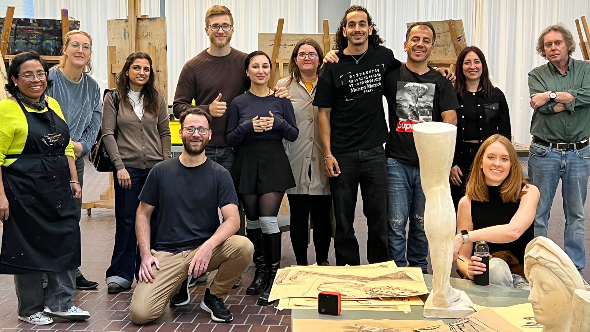 Drawing Workshop by Giovana Töws in the Braempaviljoen -  Middelheim Museum Antwerp, Belgium, 2025
