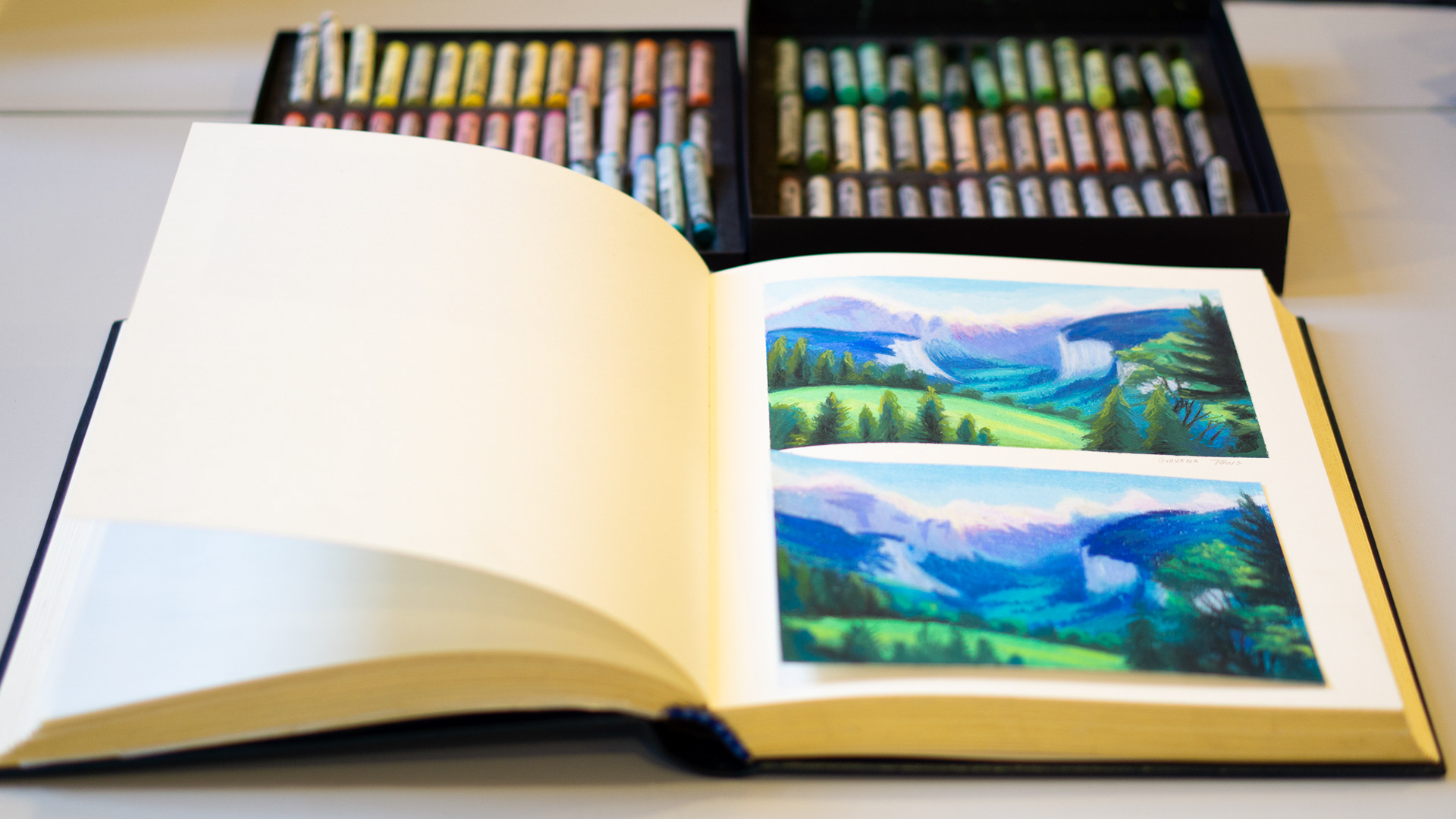 Drawings made by Giovana Töws for the Golde Book, 2025