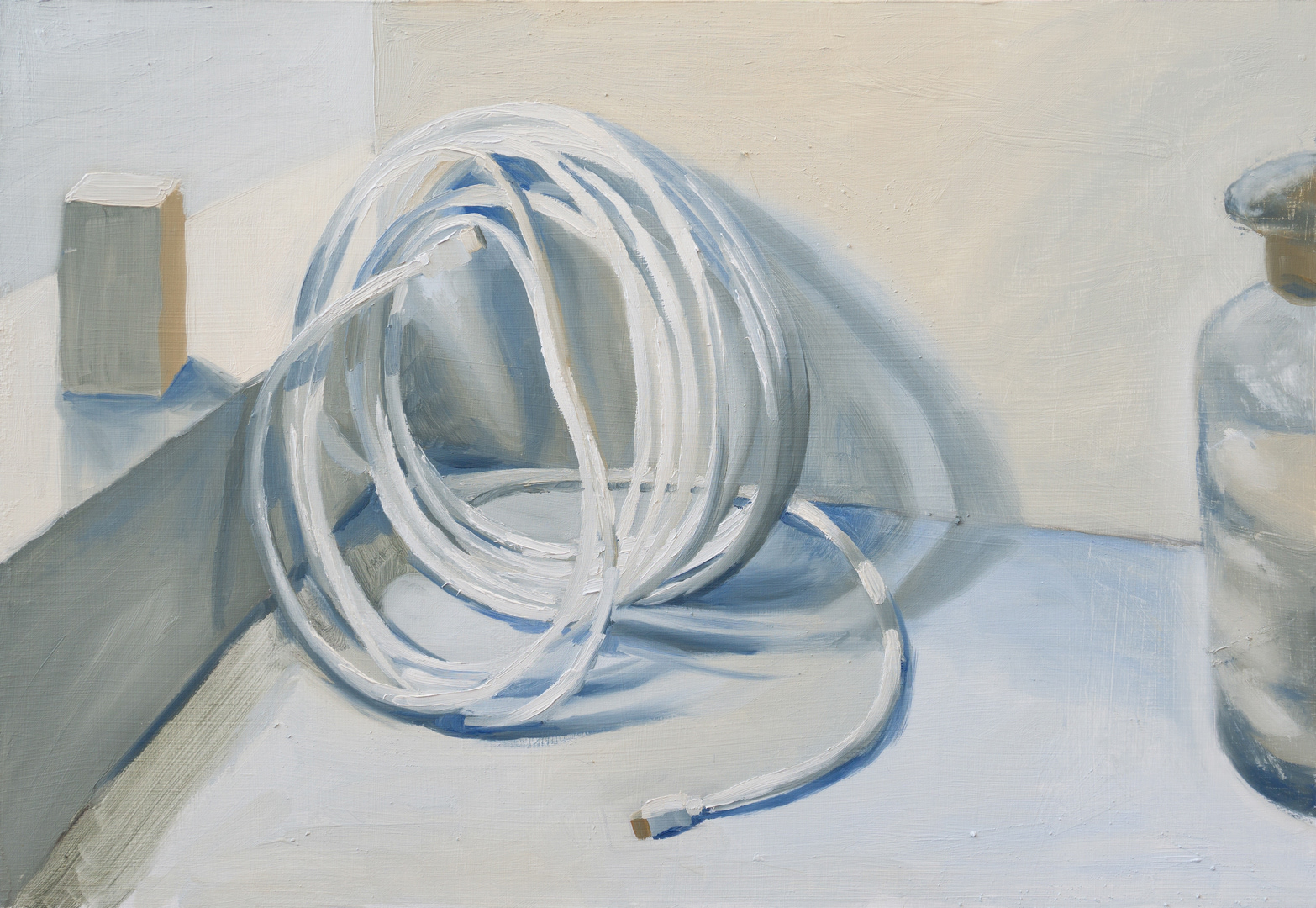Cable, 2023 - Oil on Wood panel (42 x 61cm) - Price: €200.00