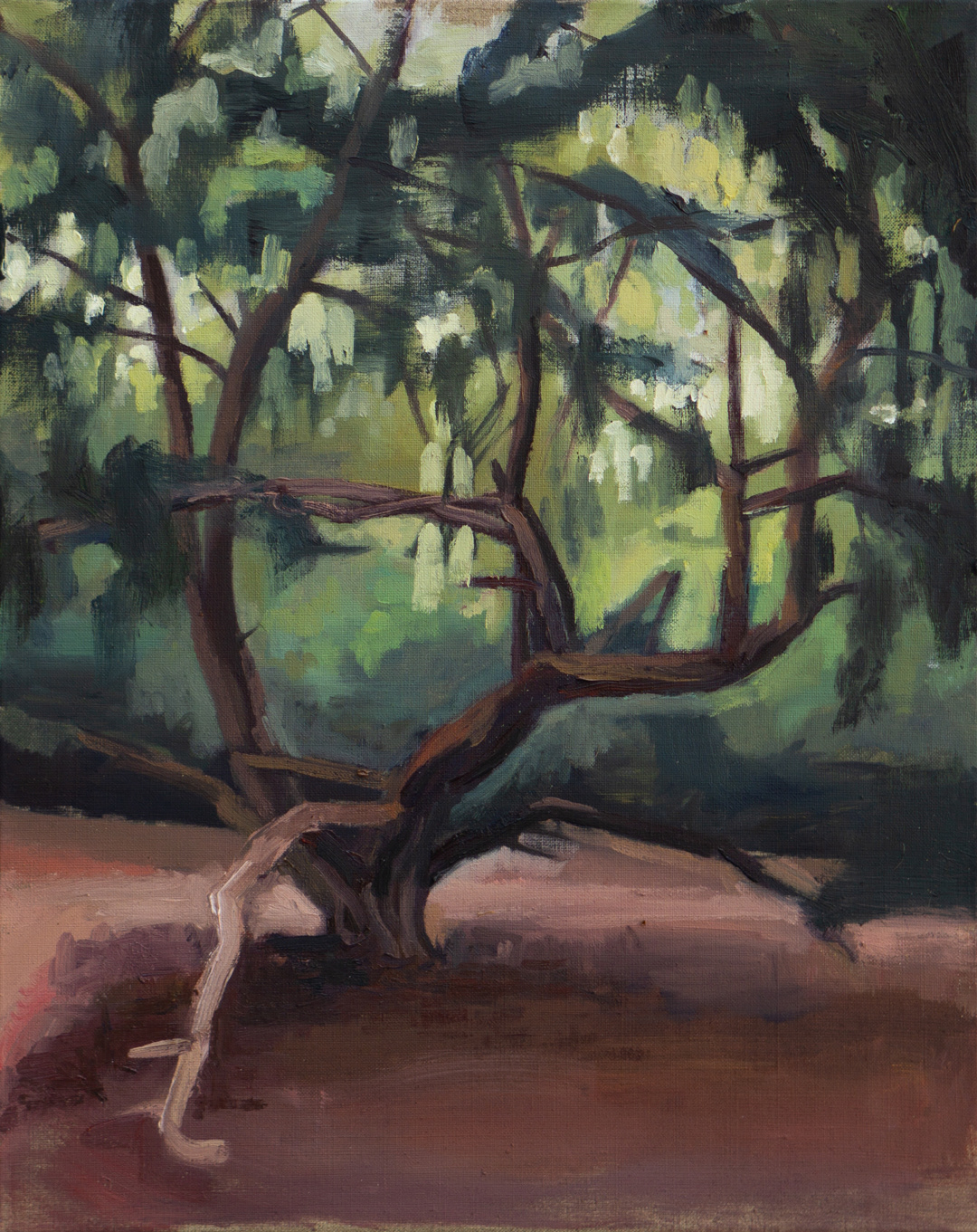 The Mondrian Tree, 2025 - Oil on Linen (50 x 40cm) - Price: €280.00