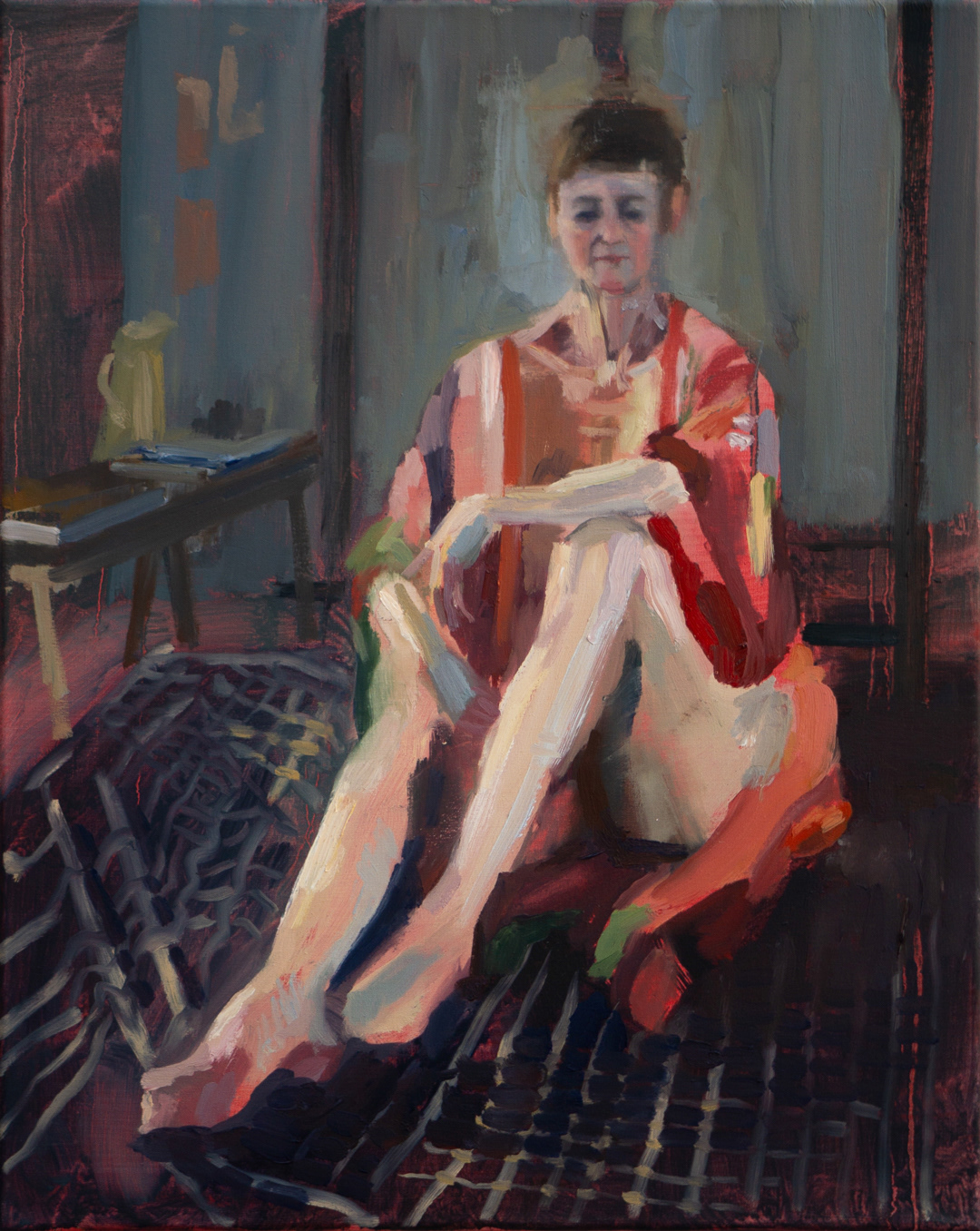 Model, 2025 - Oil on Cotton (50 x 40cm) - Price: €240.00