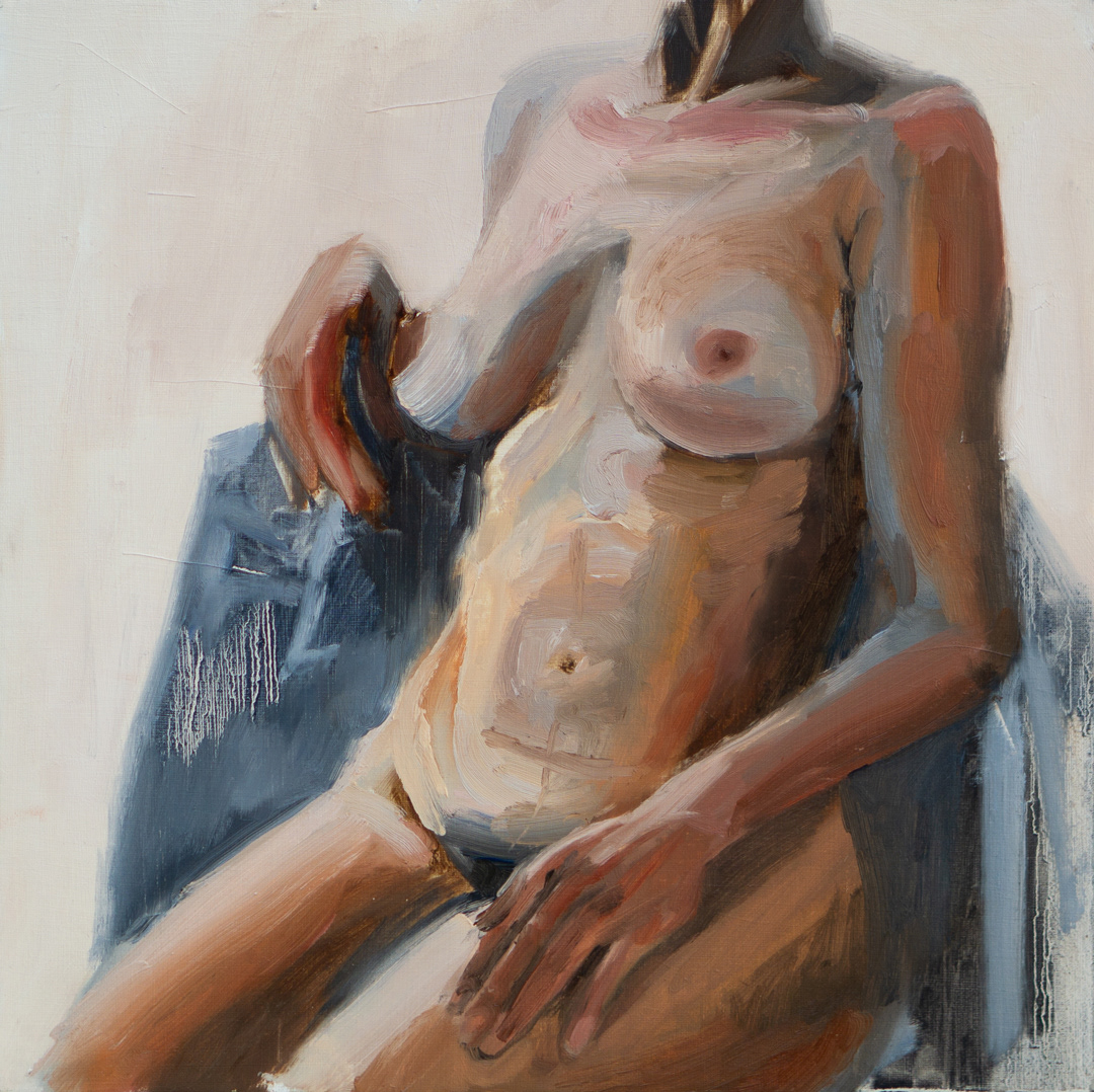 Model, 2025 - Oil on Board (40 x 40cm) - Price: €64.00
