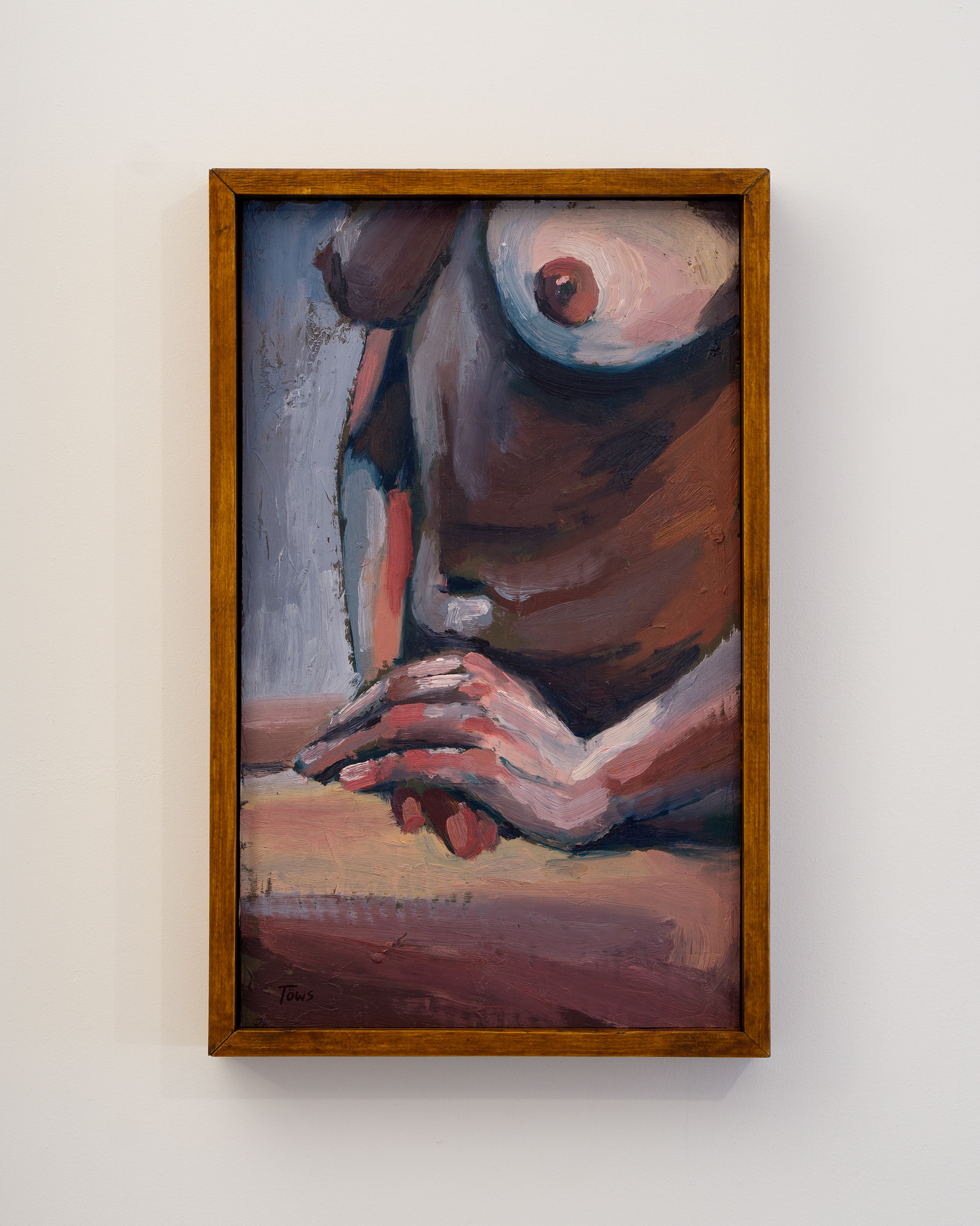 Frame type 2 with medium warm brown varnish
