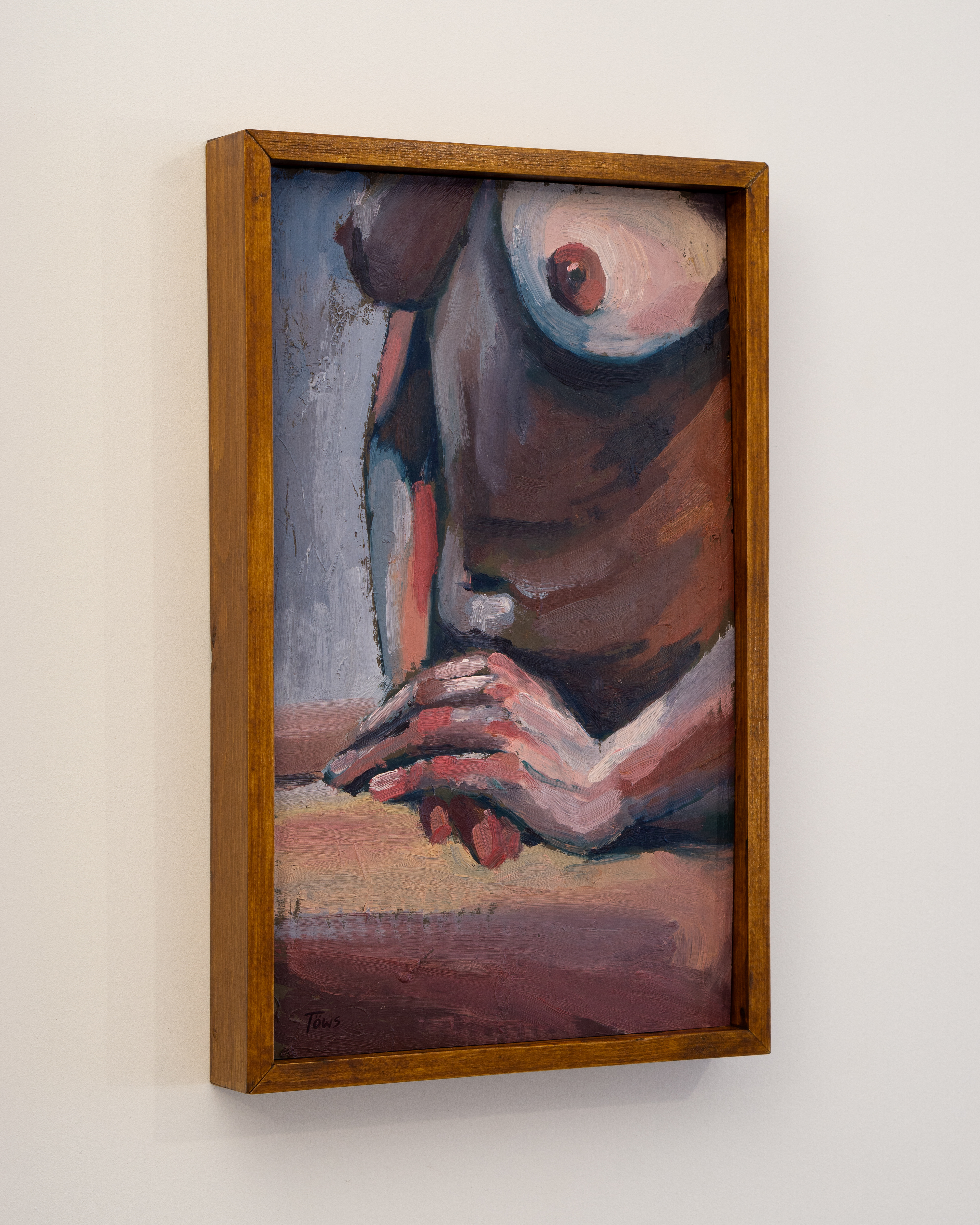 Frame type 2 with medium warm brown varnish