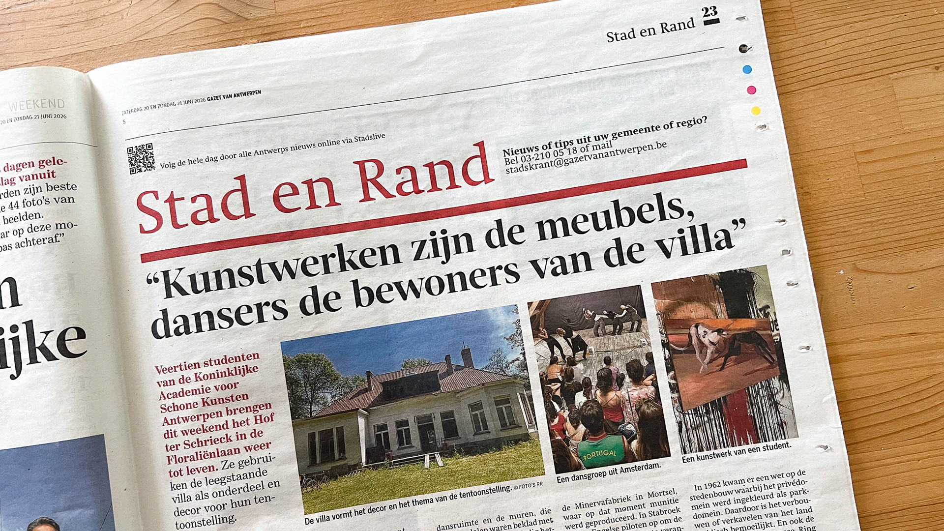 Publication of GVA about The House Remains Exhibition, 2026