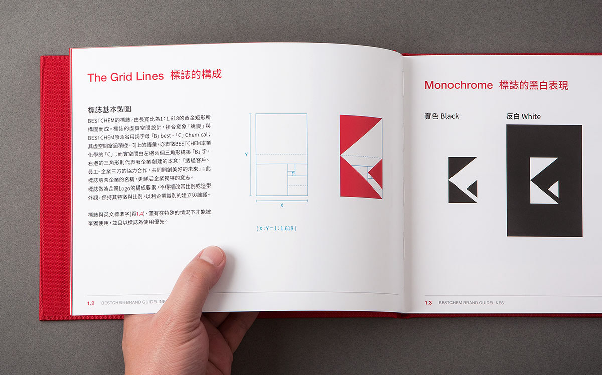 BYEn_百岩_百岩設計_design_設計推薦_LOGO_商標_平面設計_視覺設計_設計_品牌識別_企業識別_識別設計_識別規劃_BESTCHEM_貝斯特_精密化學_企業識別系統規範書_Guidelines books4