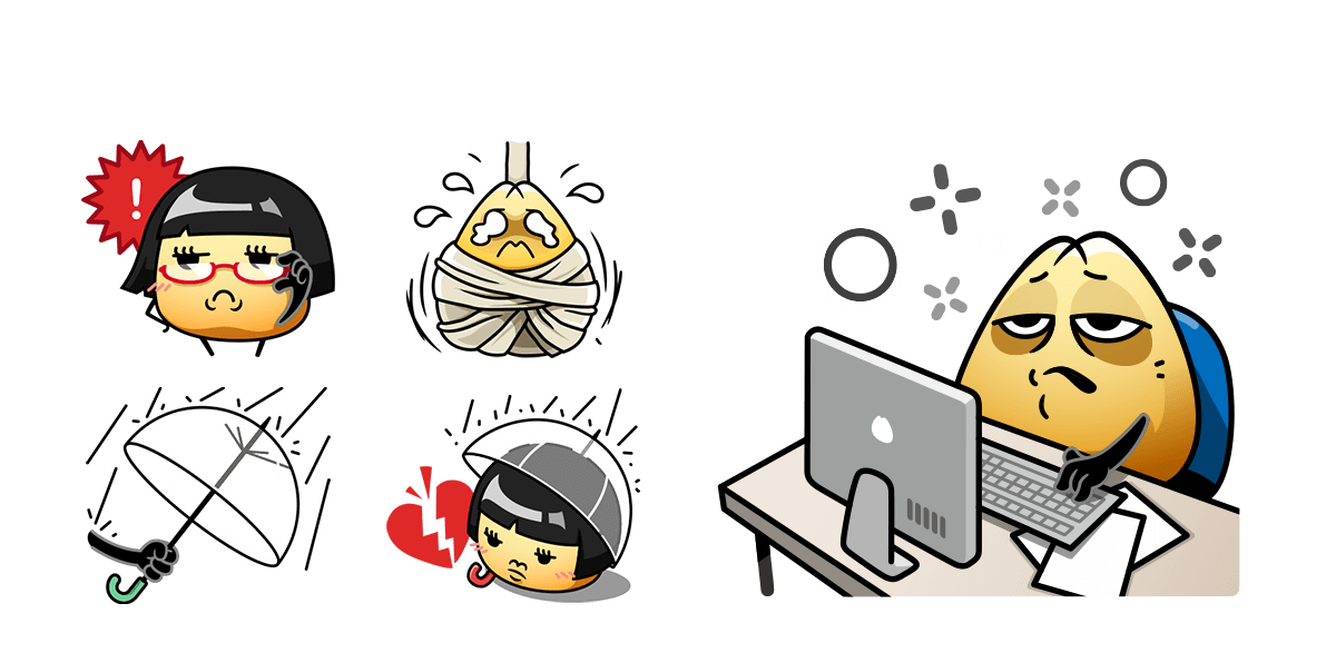 BYEn_百岩_百岩設計_design_設計推薦_LOGO_商標_標誌_mark_平面設計_視覺設計_設計_品牌識別_企業識別_識別設計_識別規劃_玉米小子_YUMI_YuMiXiaoZi_LINE_LINE貼圖_貼圖_Sticker_主題_LINE主題_插畫_角色設計_腳色設計_腳色_角色_表情_emoji_可愛_活潑_活力_玉米2