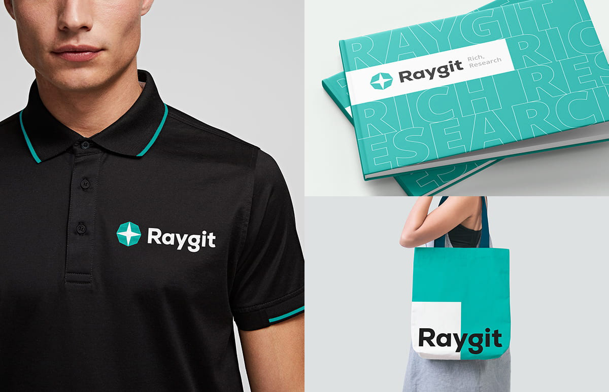 BYEn_百岩_百岩設計_design_設計推薦_LOGO_商標_平面設計_視覺設計_設計_品牌識別_企業識別_識別設計_識別規劃_Raygit_睿淇實業_制服設計_Tshirt_POLO_Uniform Design_書封面設計_筆記本設計_包包設計_購物袋設計_托特包設計_tote_bag
