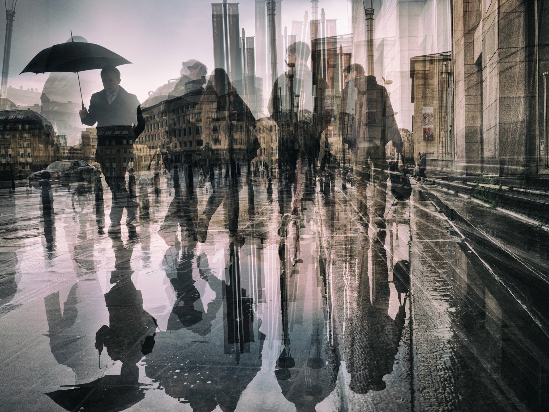 "the man with the umbrella" - limited edition of 8