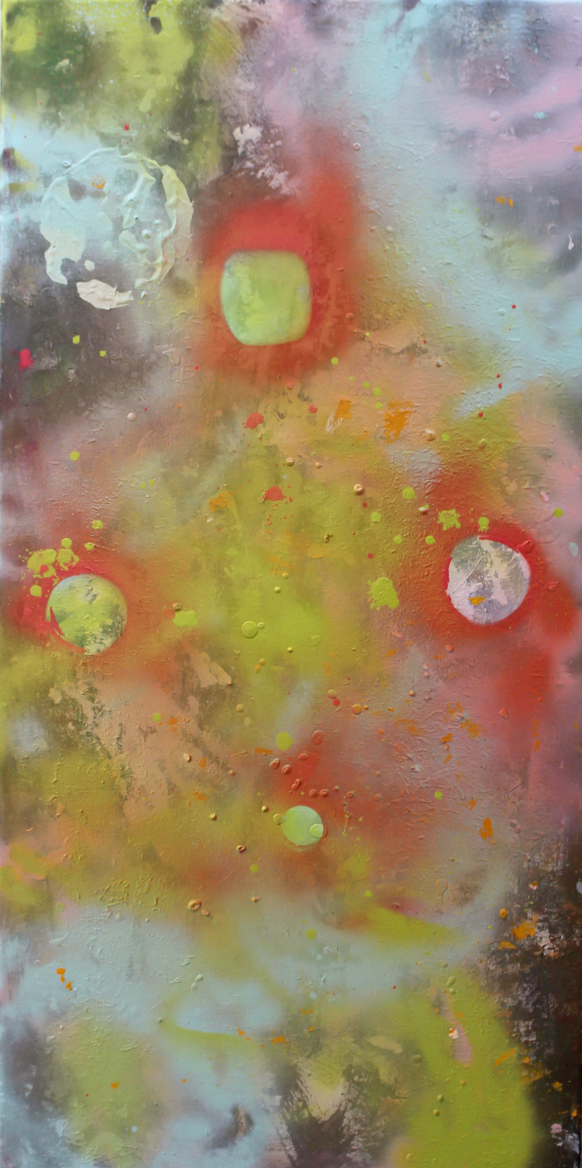 Time Deformed (2016) - Acrylic paint and spray paint on canvas