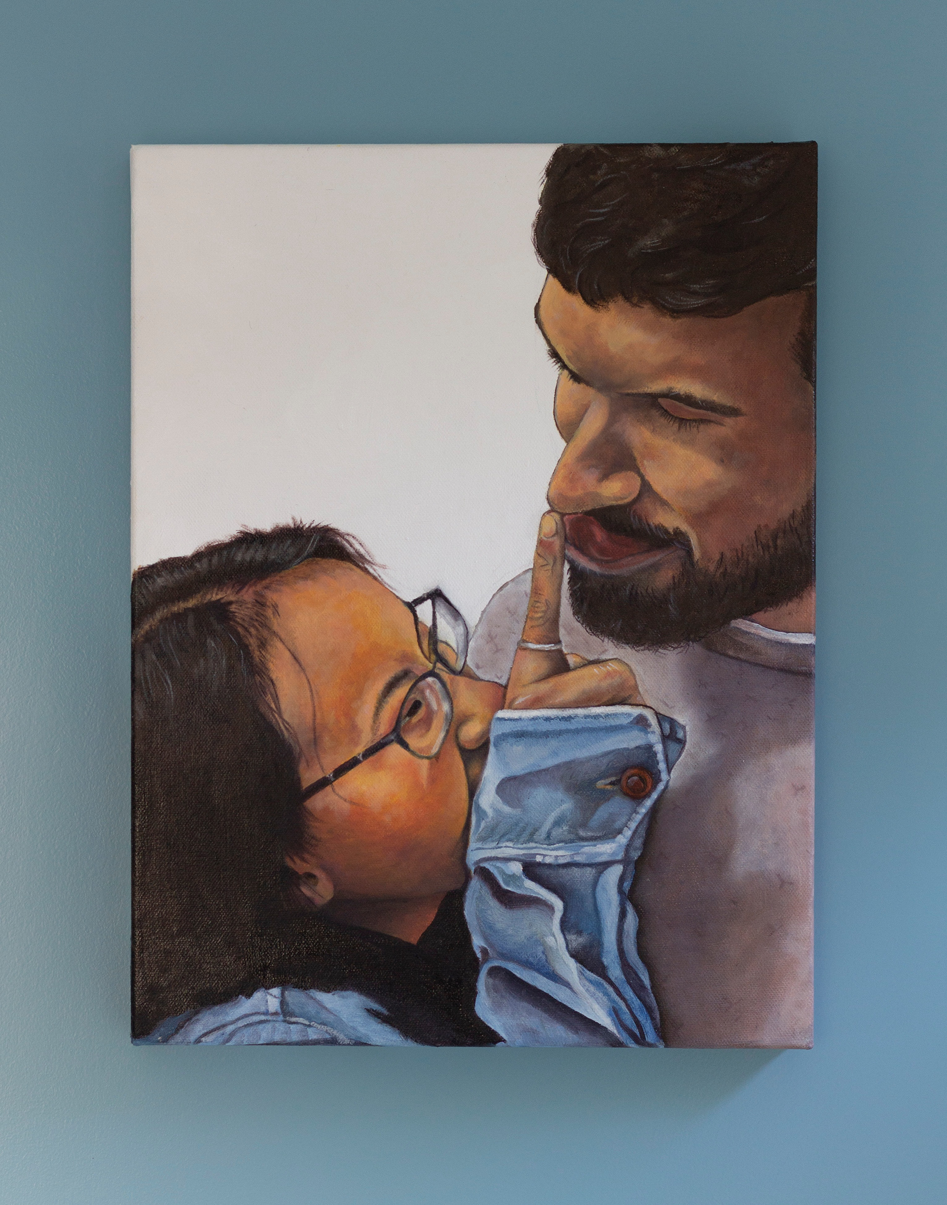 "Goofing" - 2020, oil on canvas