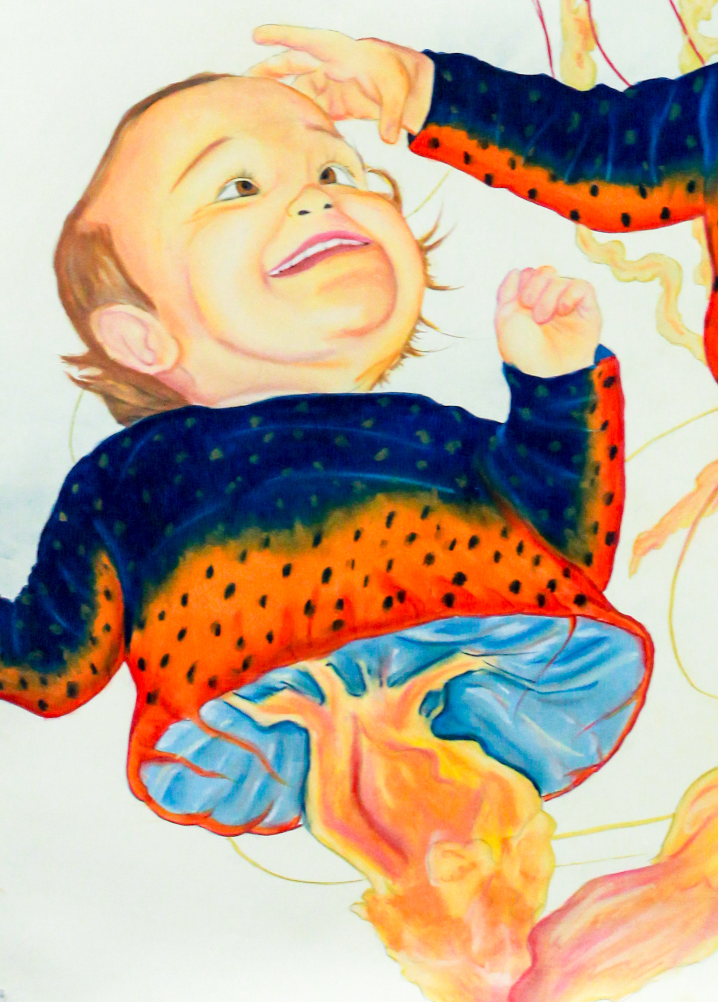 Chalk pastel on paper