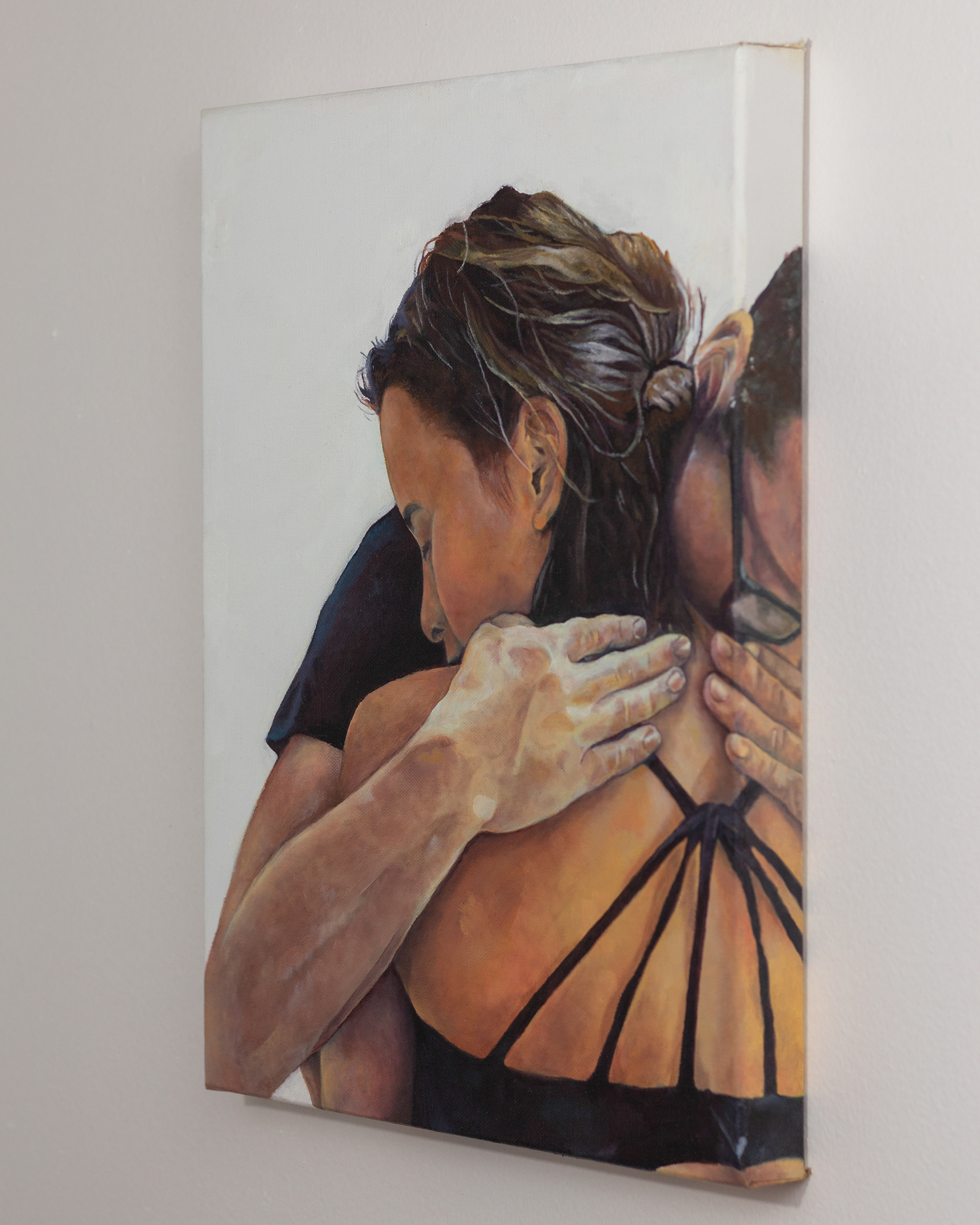 "Embrace" - 2020, oil on canvas