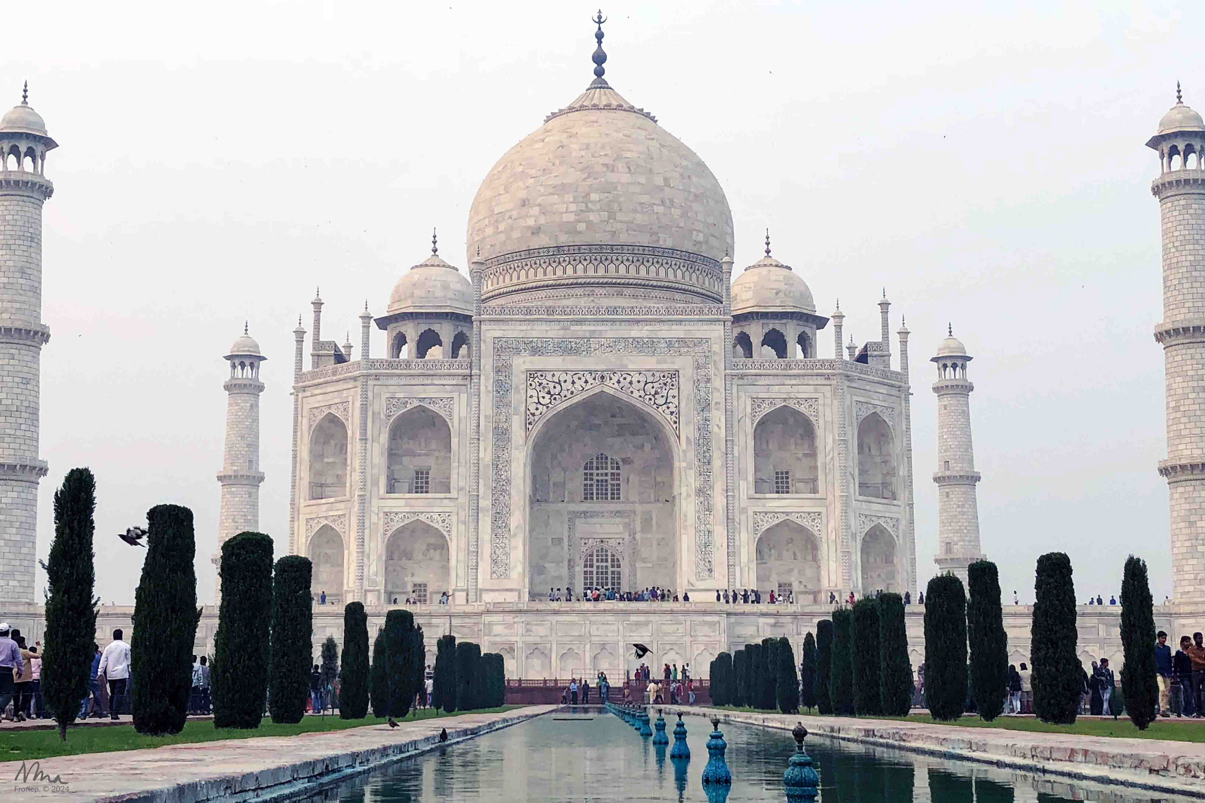 Taj Mahal at Sunset - Agra, India - 2018 - iPhone X