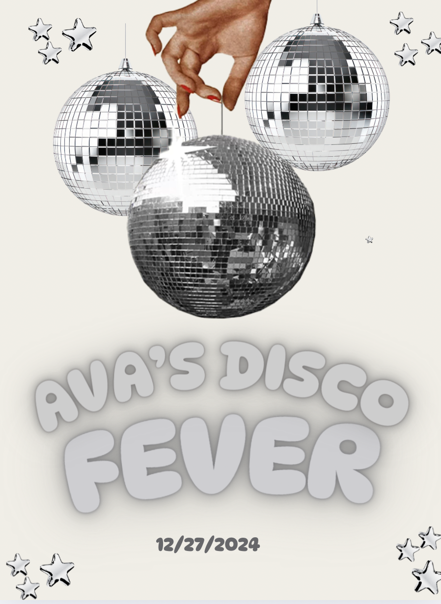 Disco Event Canva Mockup