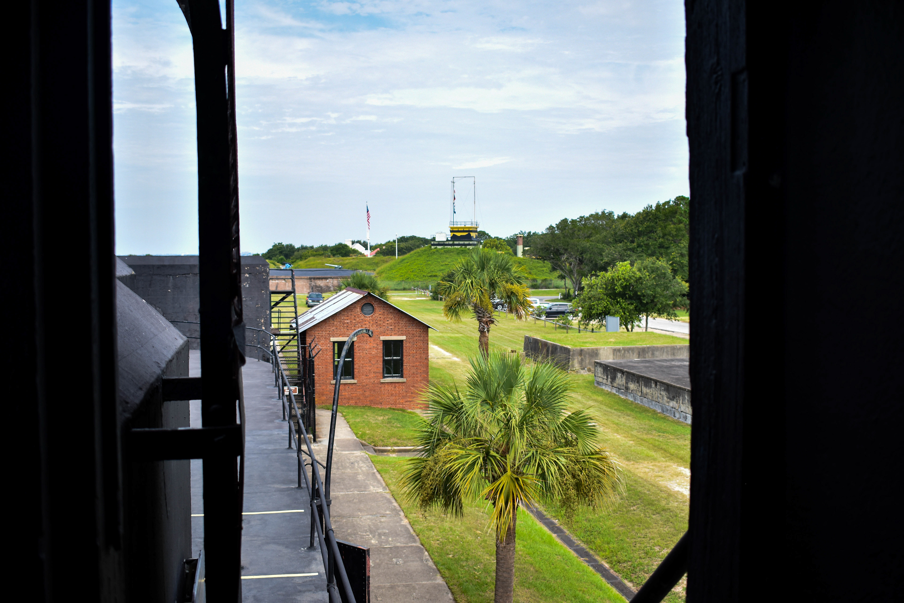 Fort Moultrie as seen from Battery Jasper