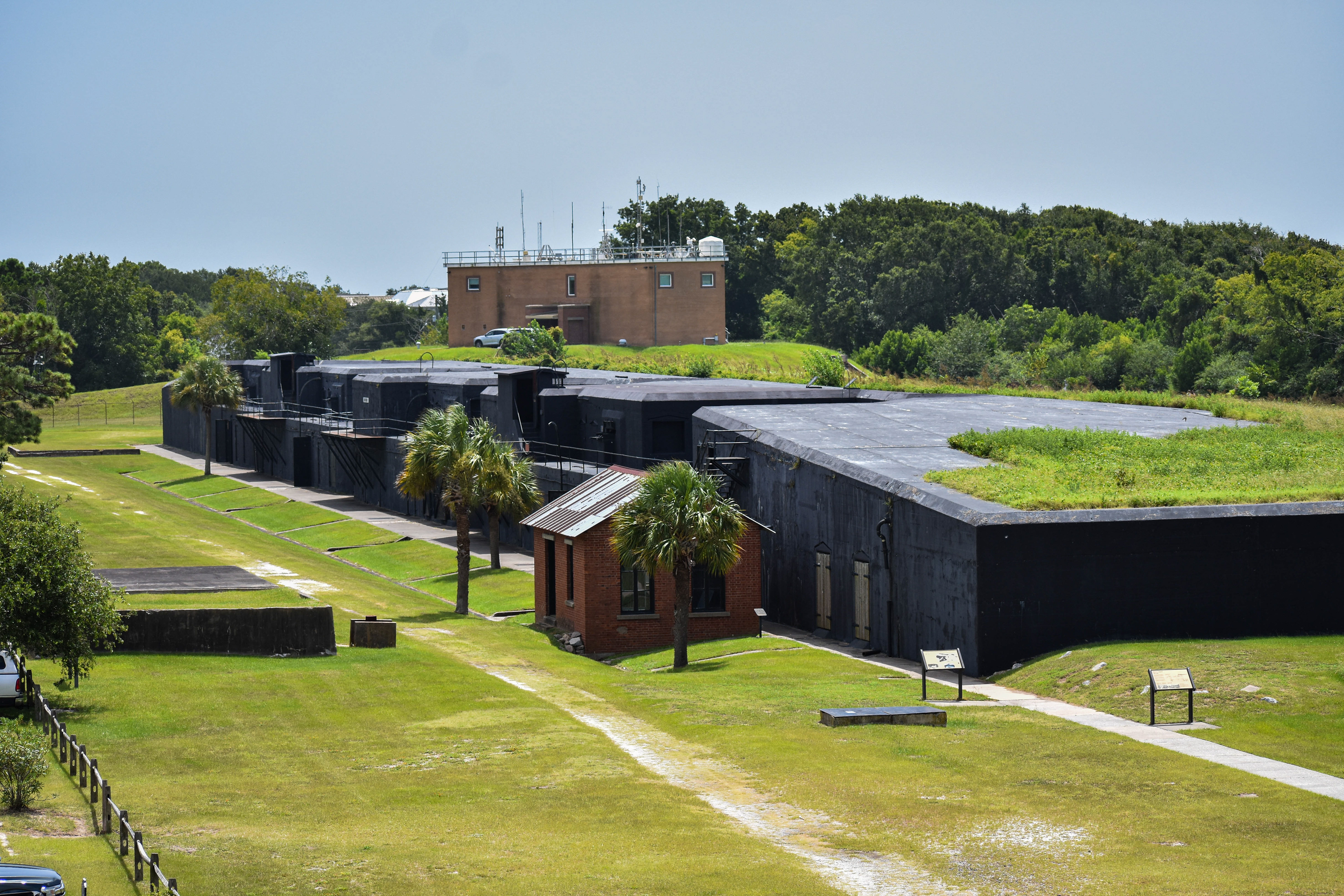 Battery Jasper as seen from Fort Moultrie