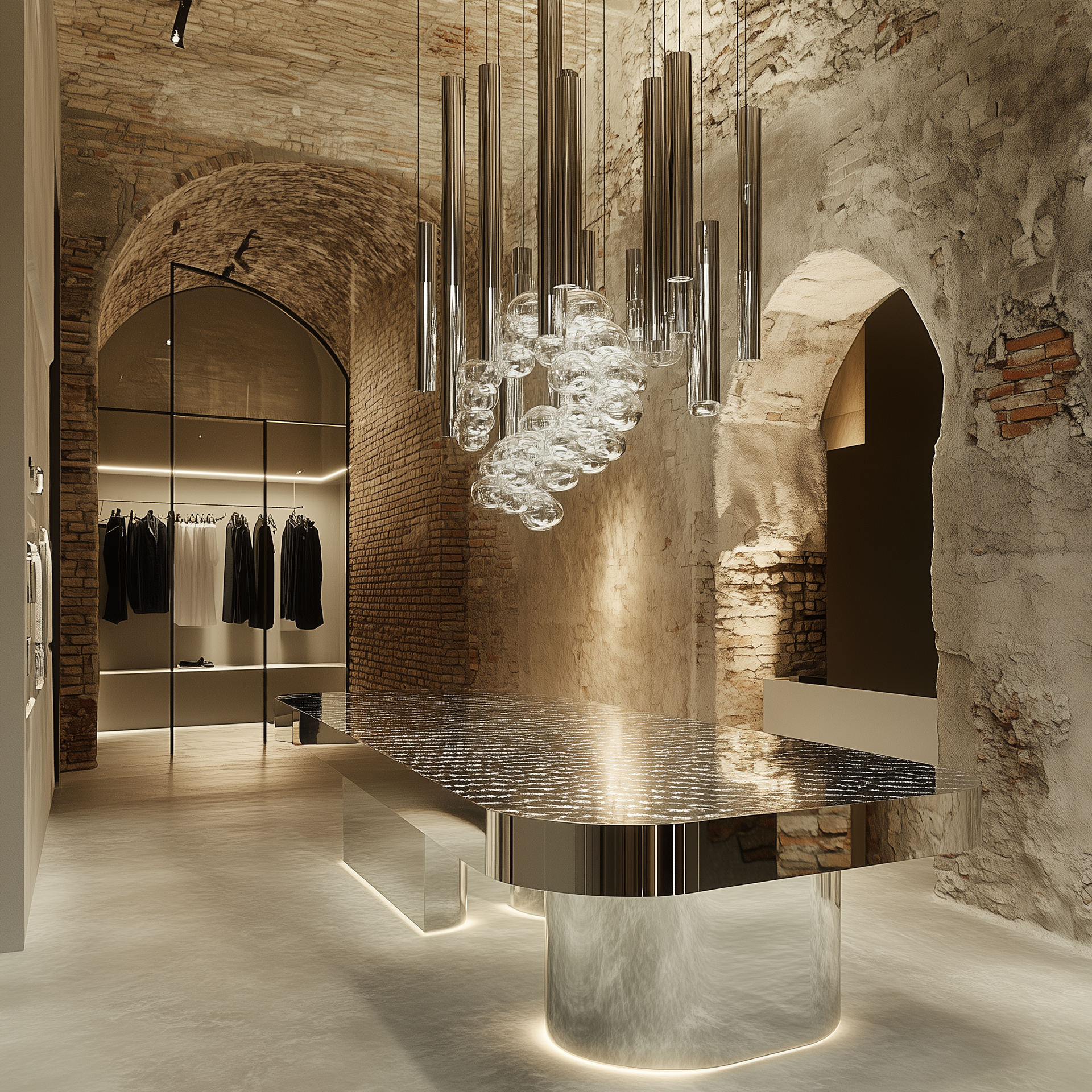 Show room of clothes