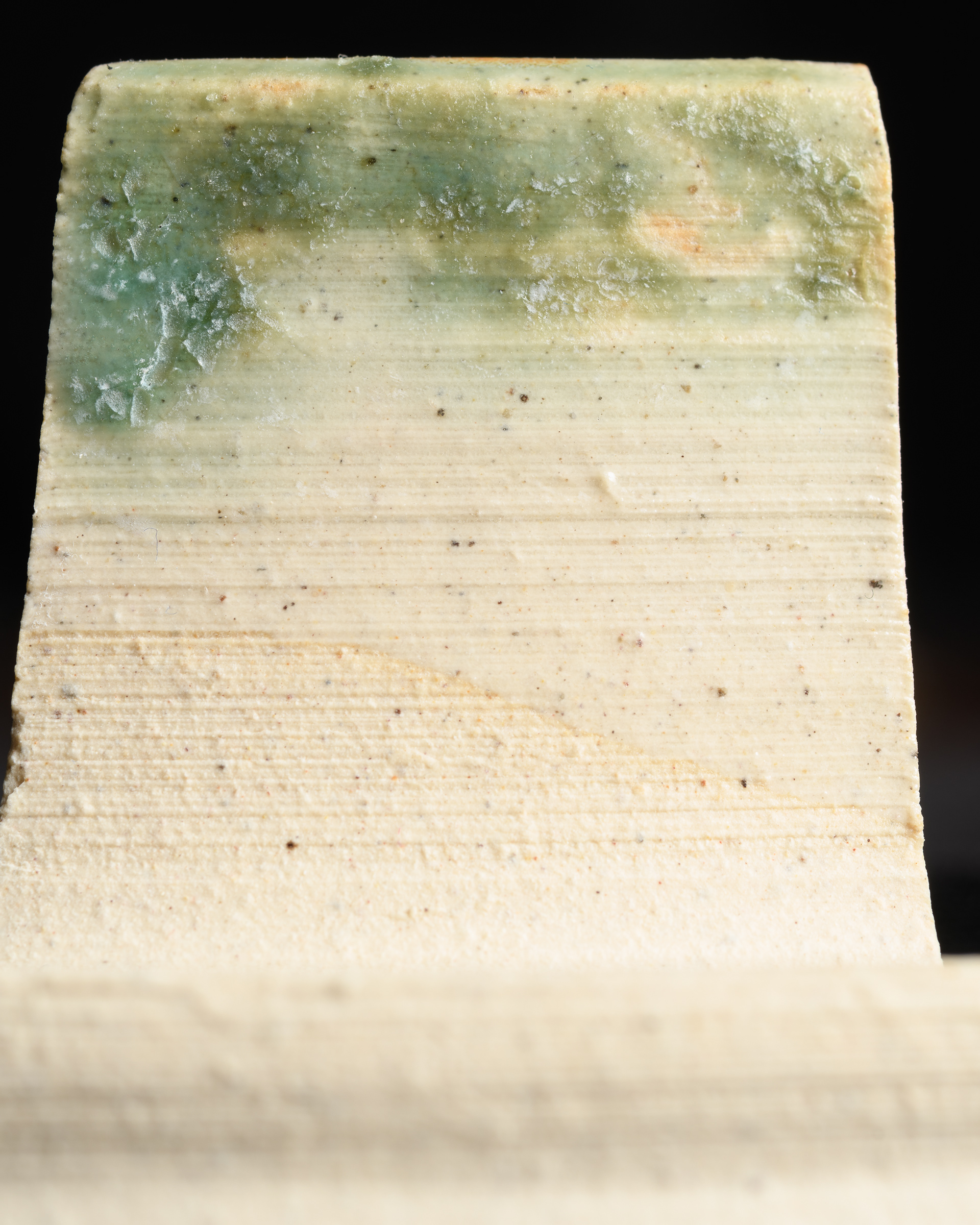 Clear, then copper stain on top