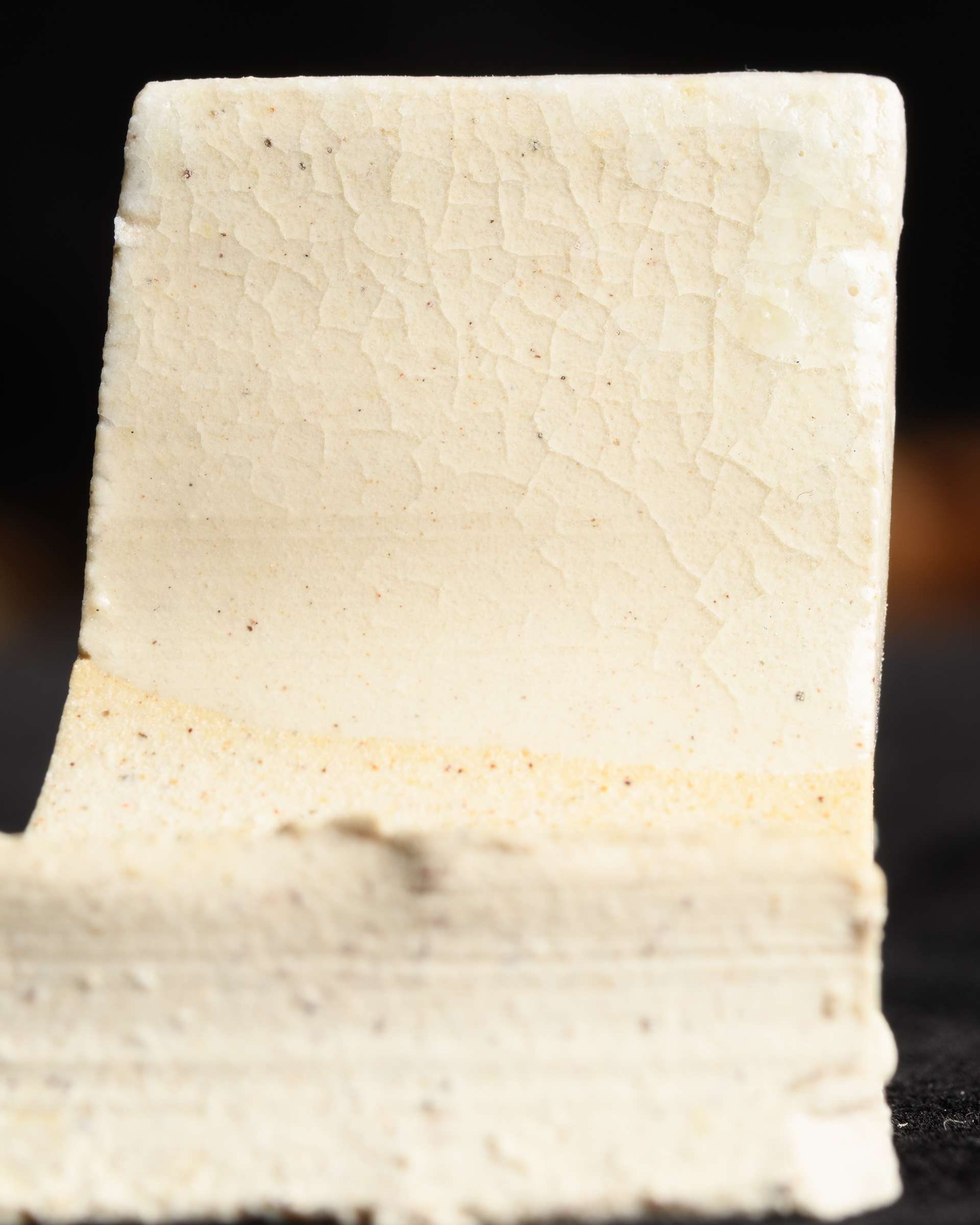 Oak ash (diluted dunk) on clear