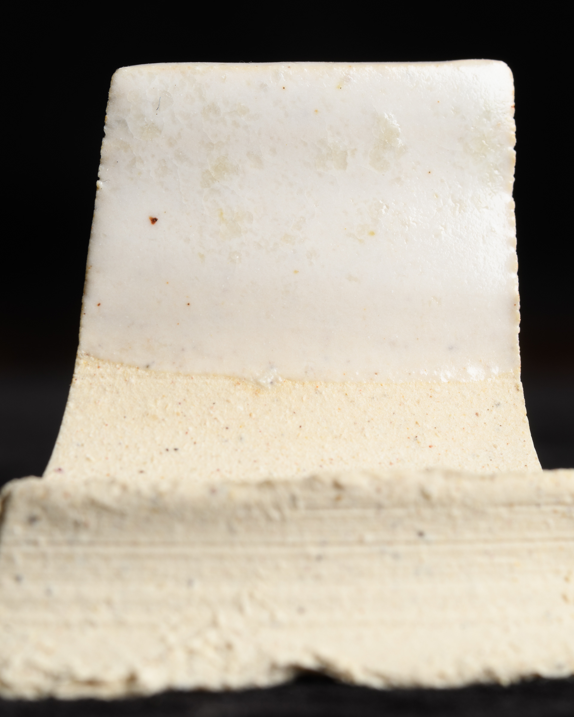 Vine ash (diluted dunk) on white