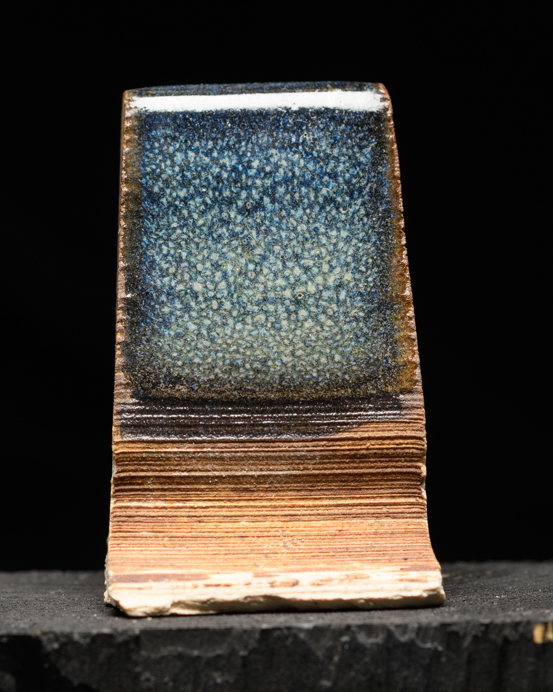 Iron Oxide slip - Rutile wipe, Black, Blupiter, Unicorn