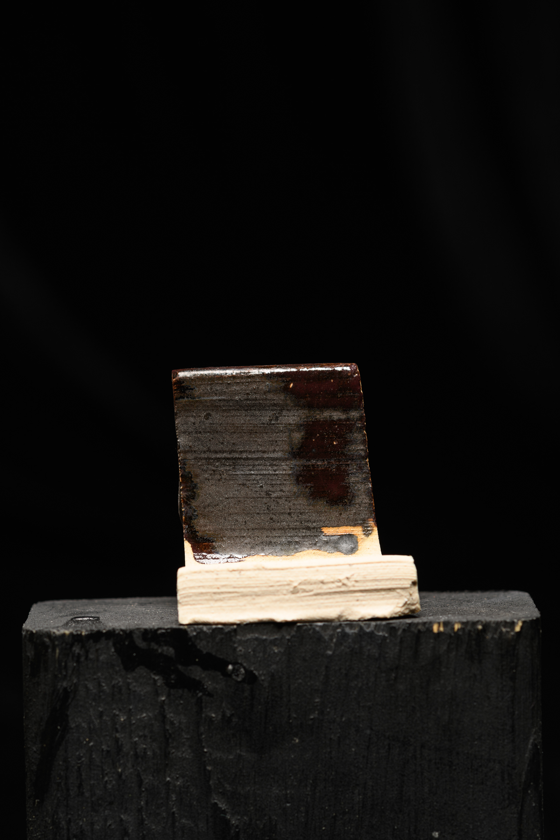 Black underglaze and...clear mixed 1/2 with water?