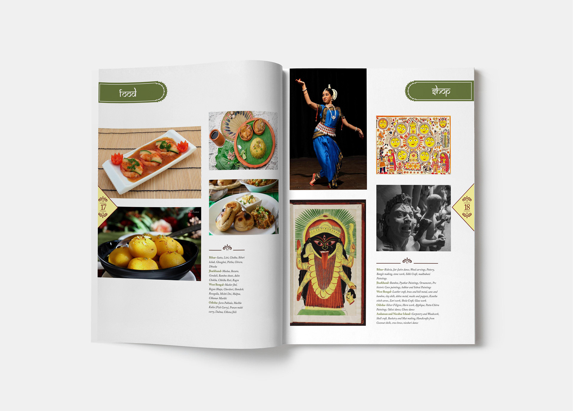 India Magazine spread