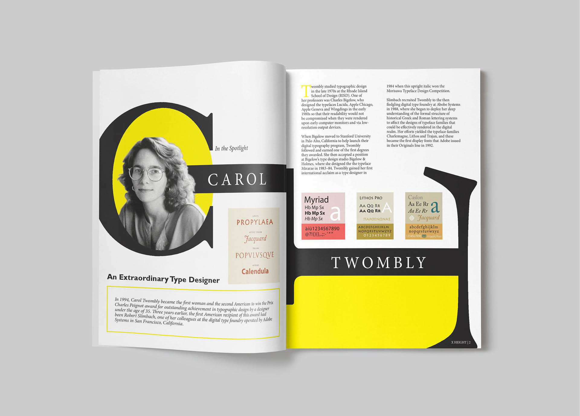 Carol Twombly spread
