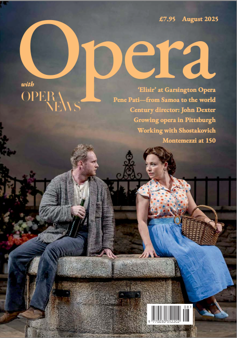 Opera Magazine front cover  |  2025