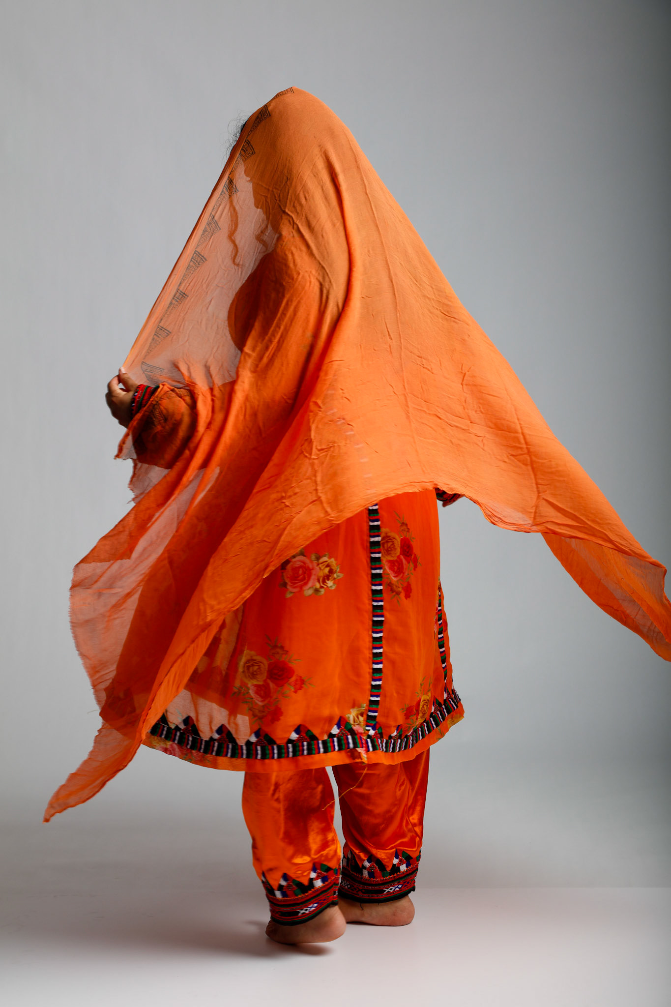 Balachistan Women (orange outfit)