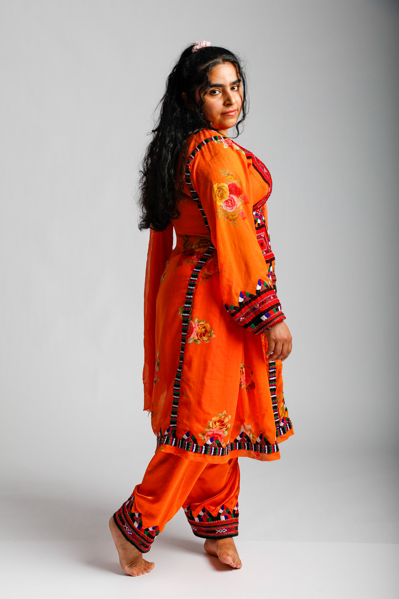 Balachistan Women (orange outfit)