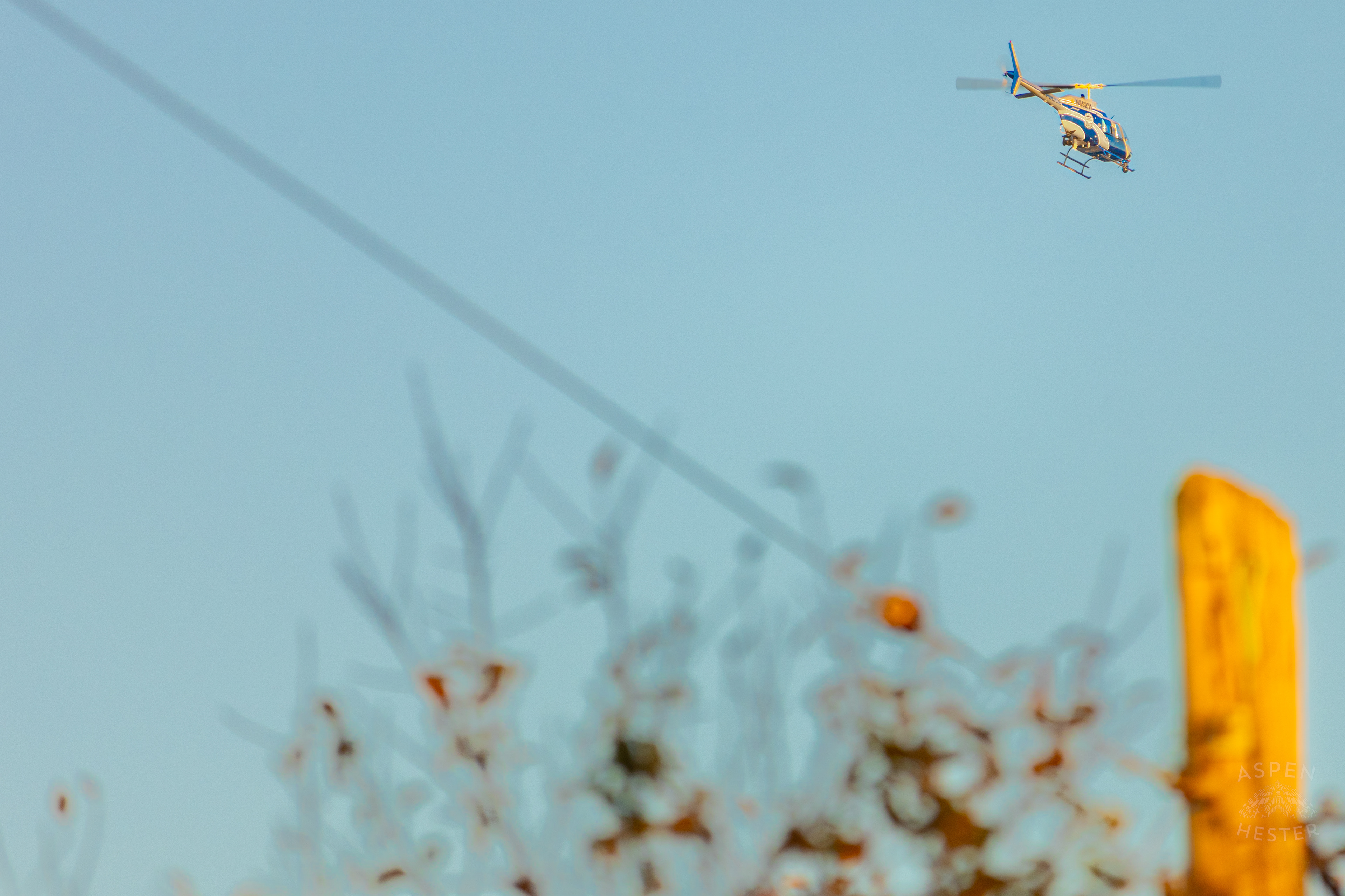 LMPD Helecopter Flying Over Nulu on A Saturday Evening. November 14th, 2024/Aspen Hester