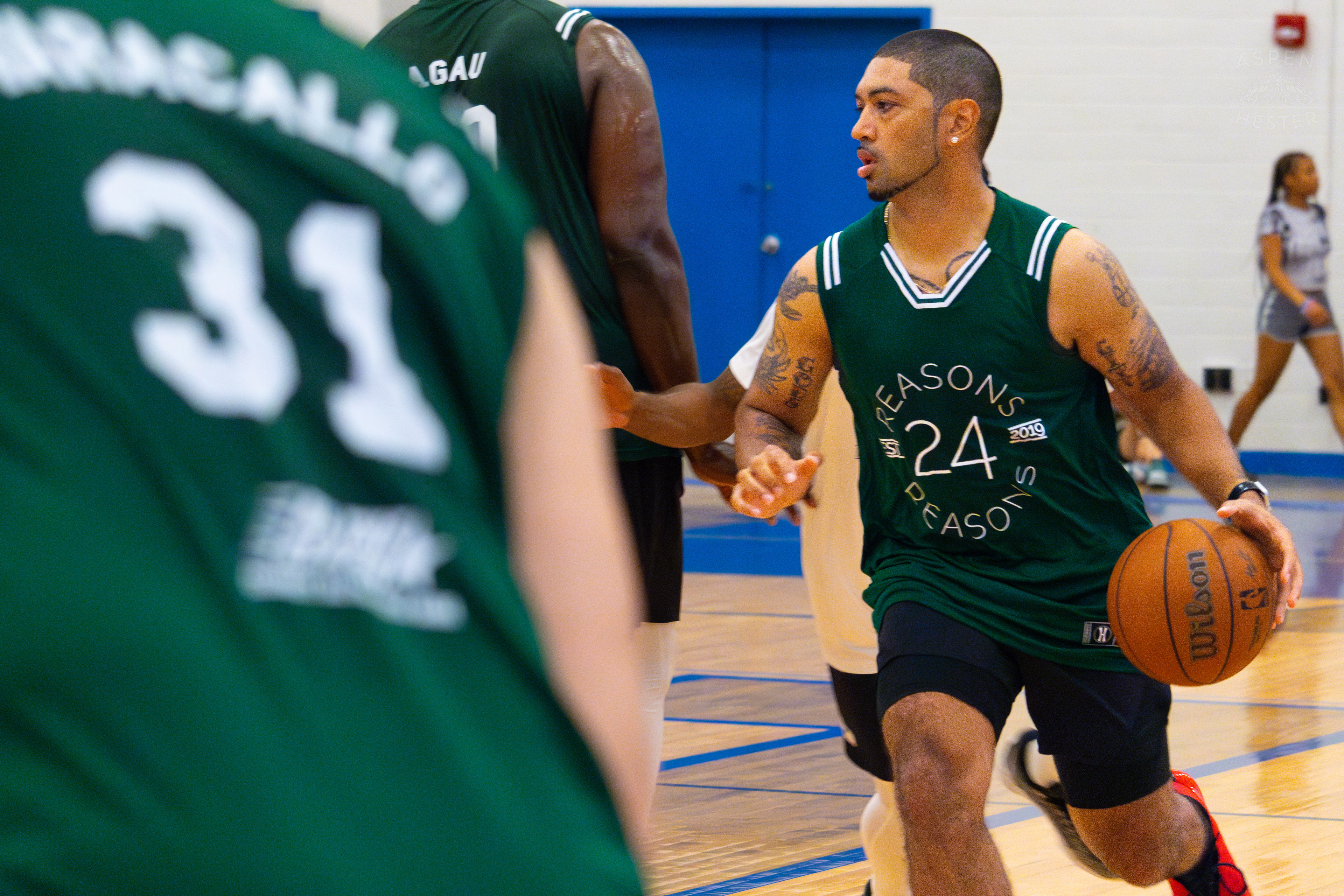 24 Reasons 'Be The Reason' Celebrity Basketball Game. June 22nd, 2024/Aspen Hester