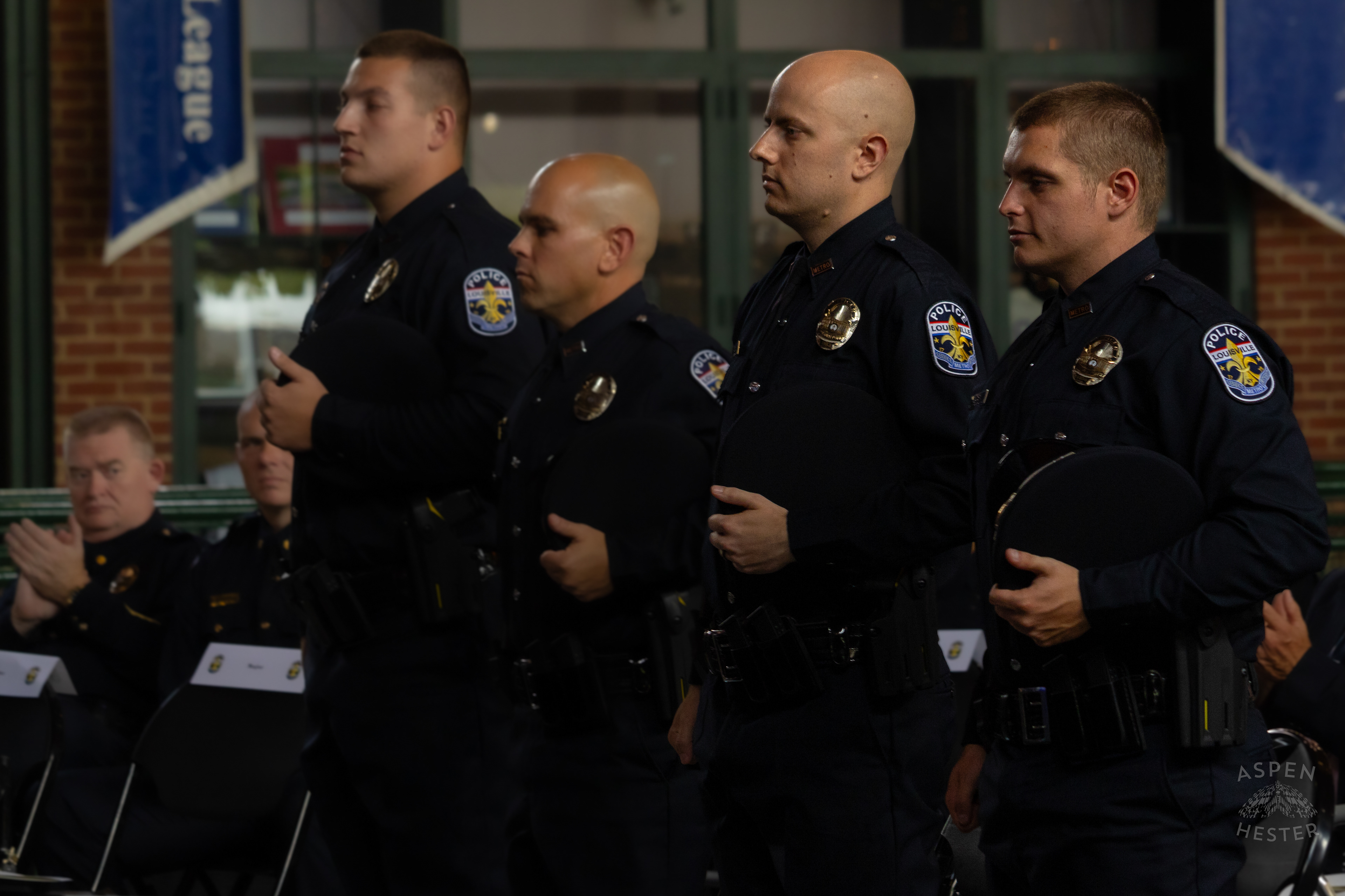 Newly Sworn in Recruits at The Graduation of MAC 59 into LMPD. August 30th, 2024Aspen Hester
