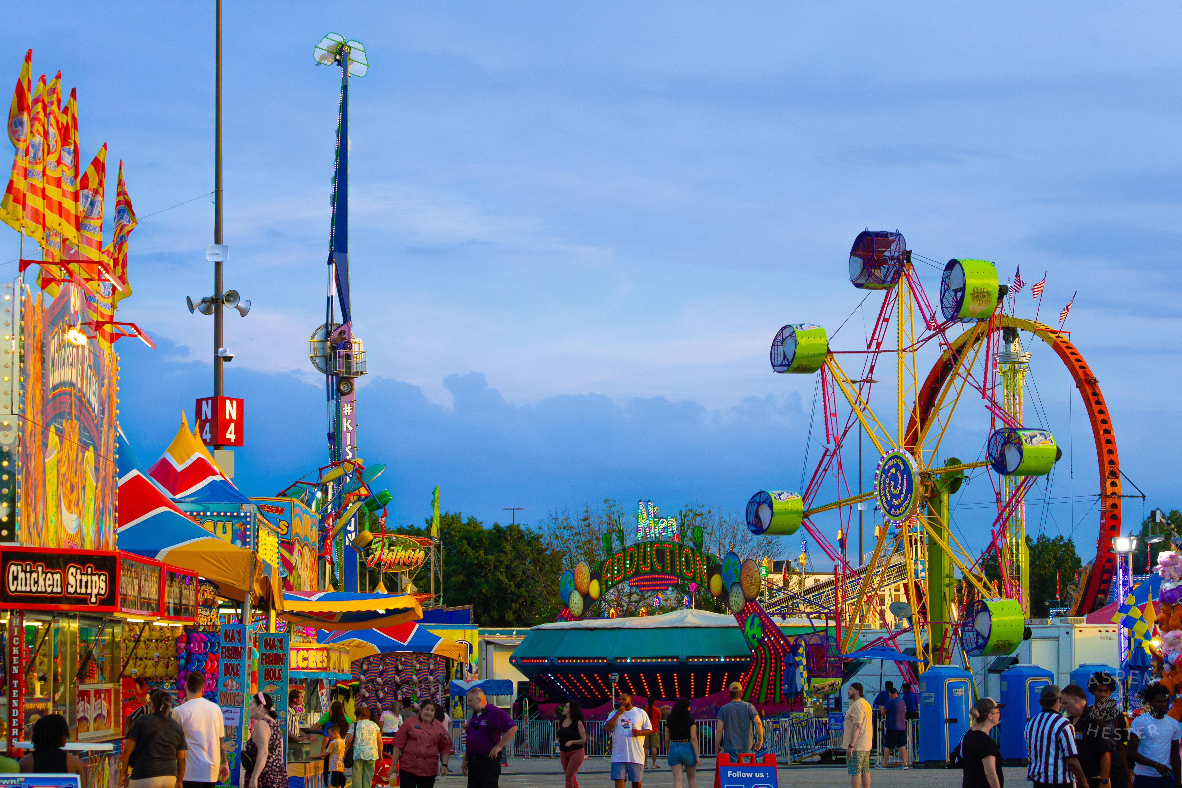 The 120th Kentucky State Fair at Sundown. July 15th, 2024/Aspen Hester