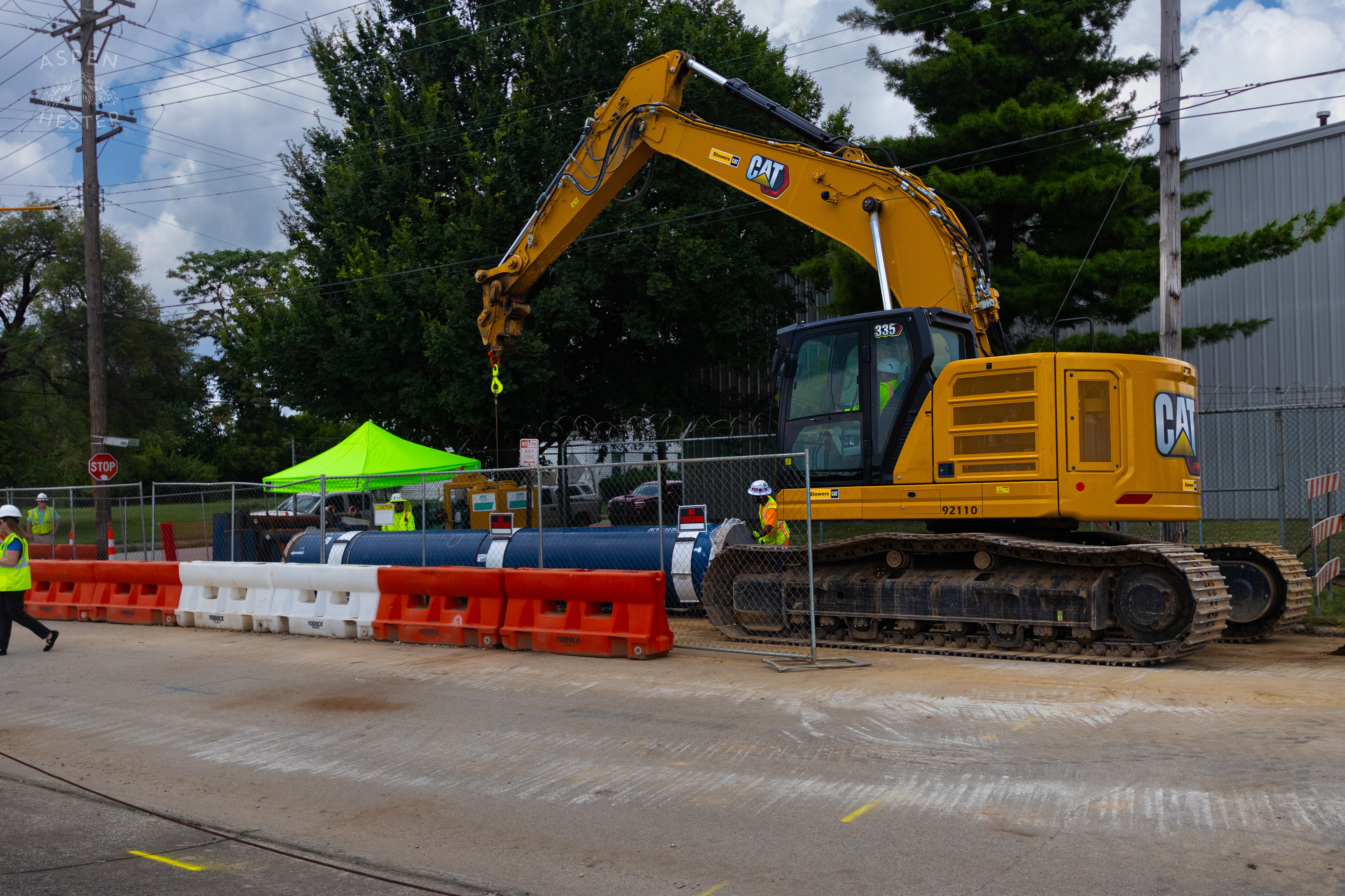 Louisville Water Company Working to Rehabilitate 130 Year Old Park Hill Water Main. July 31st, 2024/Aspen Hester