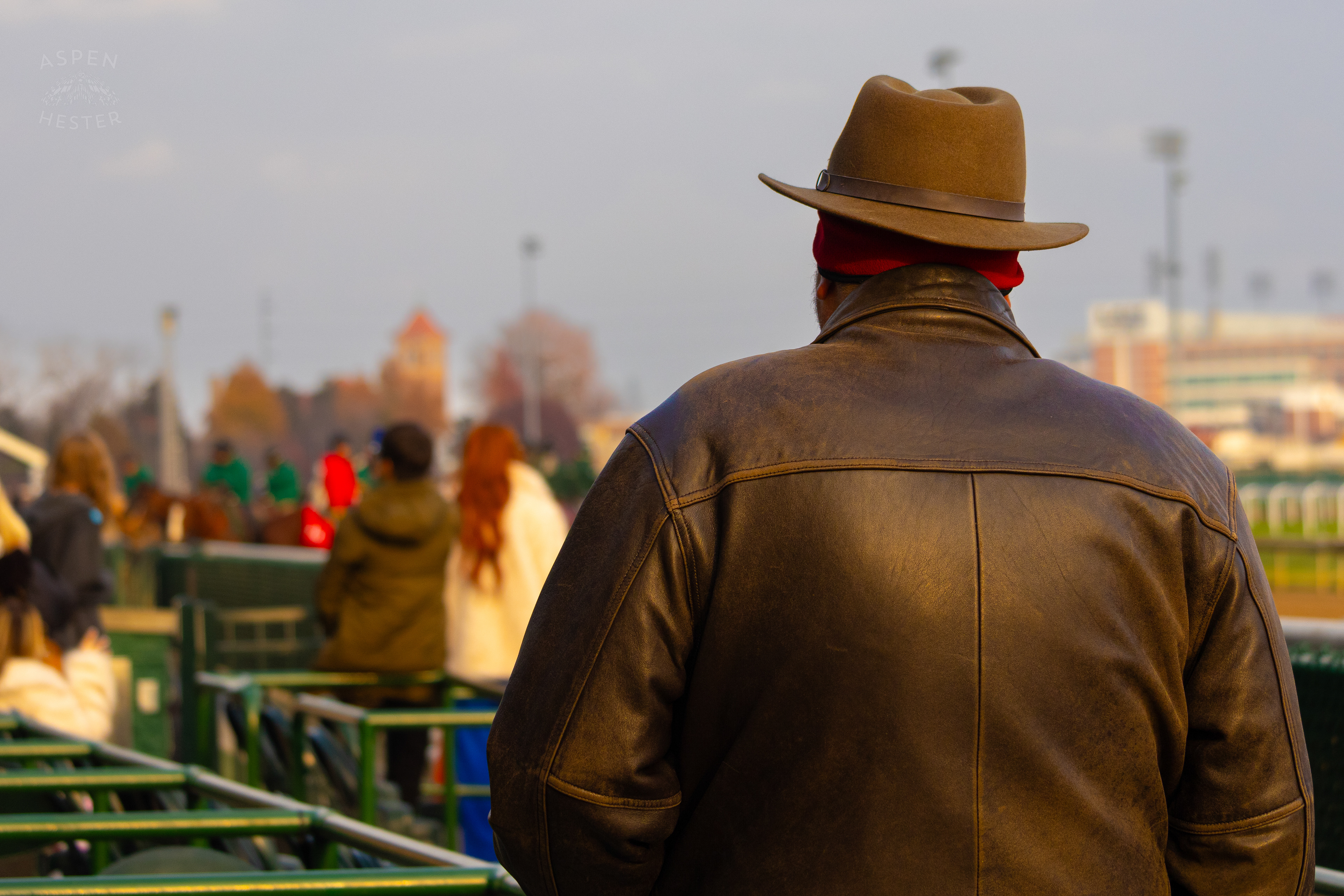 People Celebrating The Holiday with Family and Friends During The Thanksgiving Day Festivities At Churchill Downs. November 28th, 2024/Aspen Hester