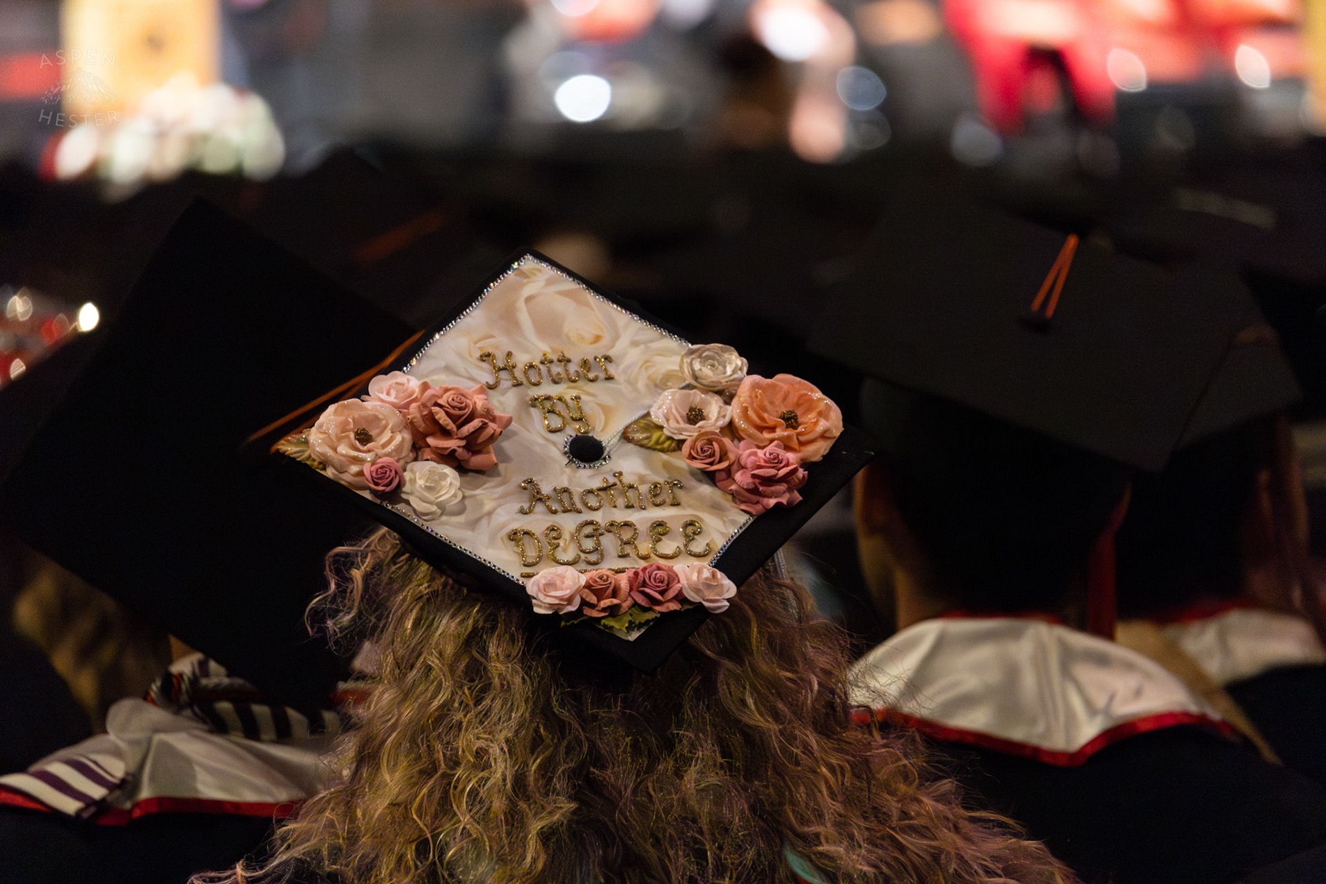 Graduation Cap at UofL's 2024 Spring Graduation. May 11th, 2024/Aspen Hester