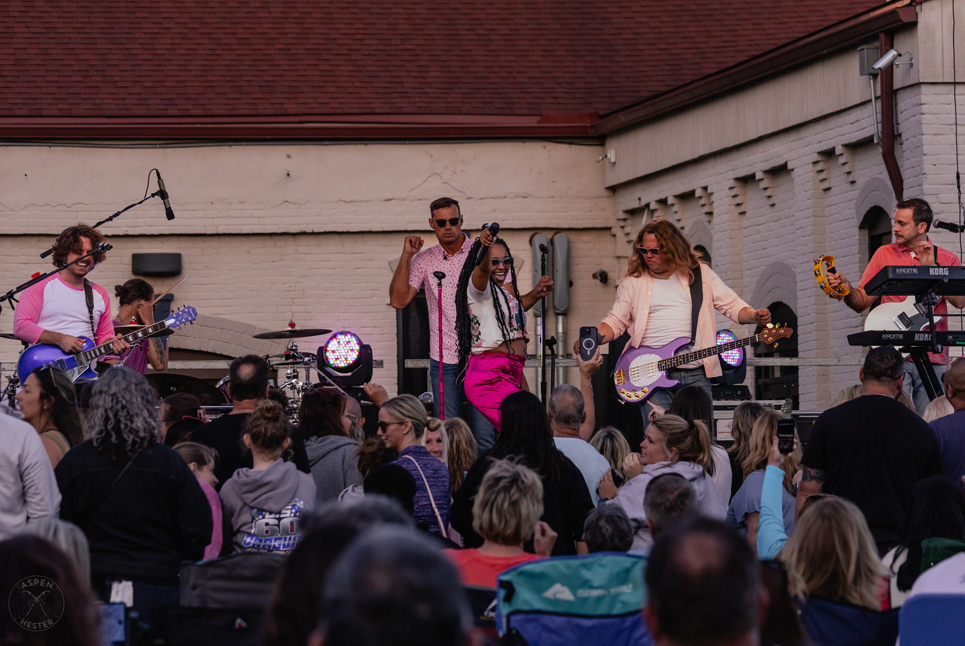 The Juicebox Heroes Performing At Clarksville 'Good Times' Summer Concert Series. May 11th, 2024/Aspen Hester