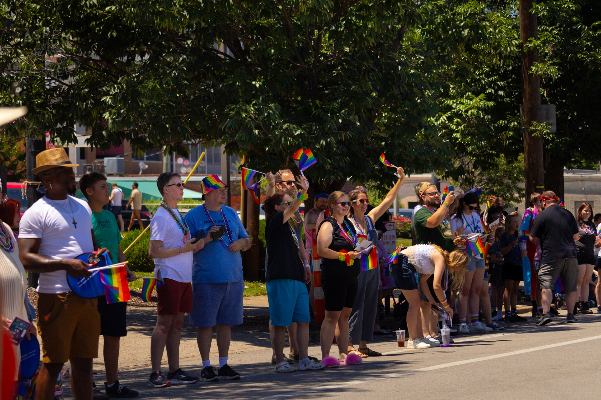The Kentuckiana Pride Parade Watchers. June 15th, 2024/Aspen Hester