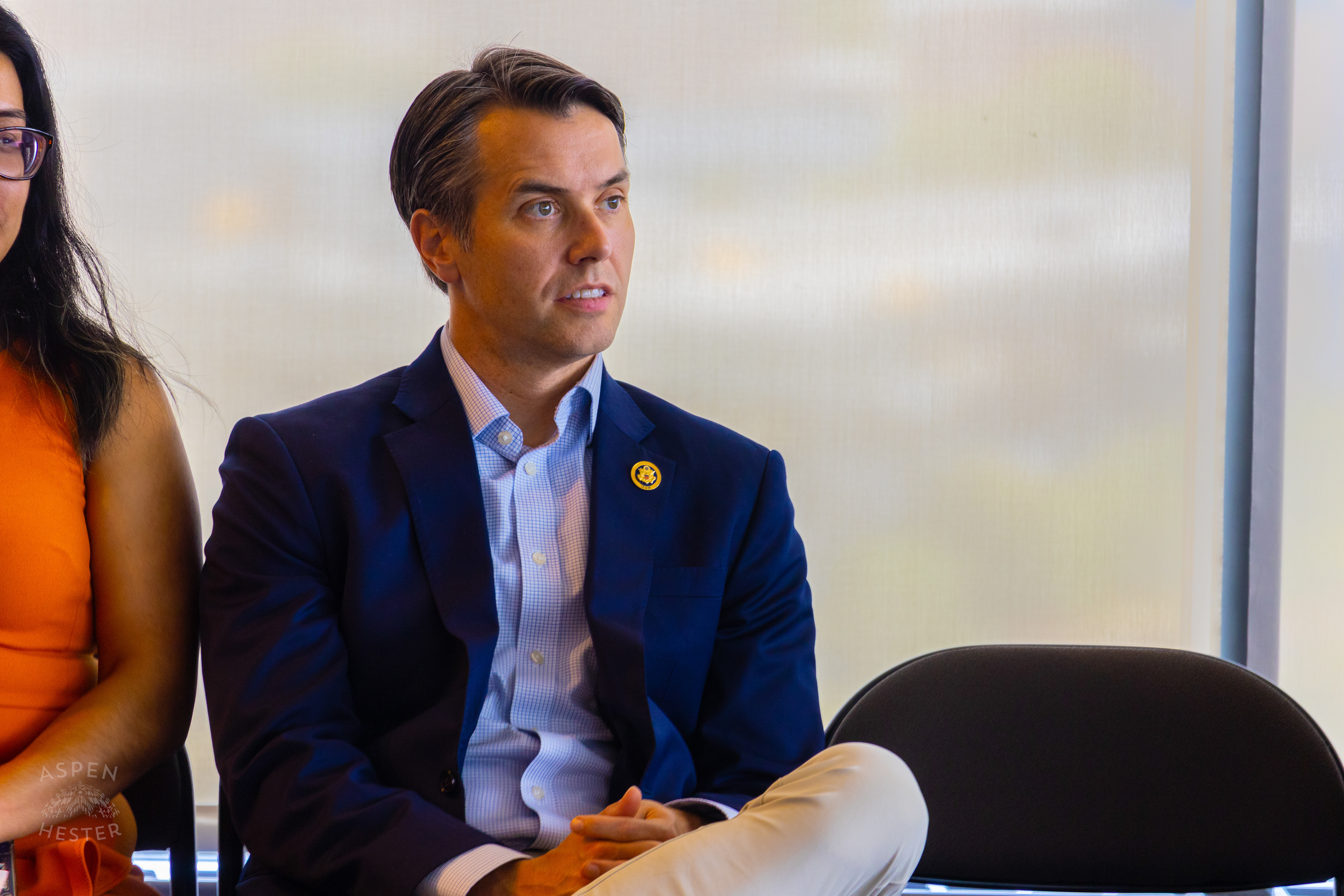 Congressman Morgan Mcgarvey Observes WorldFest's Naturalization Ceremony. August 30th, 2024/Aspen Hester