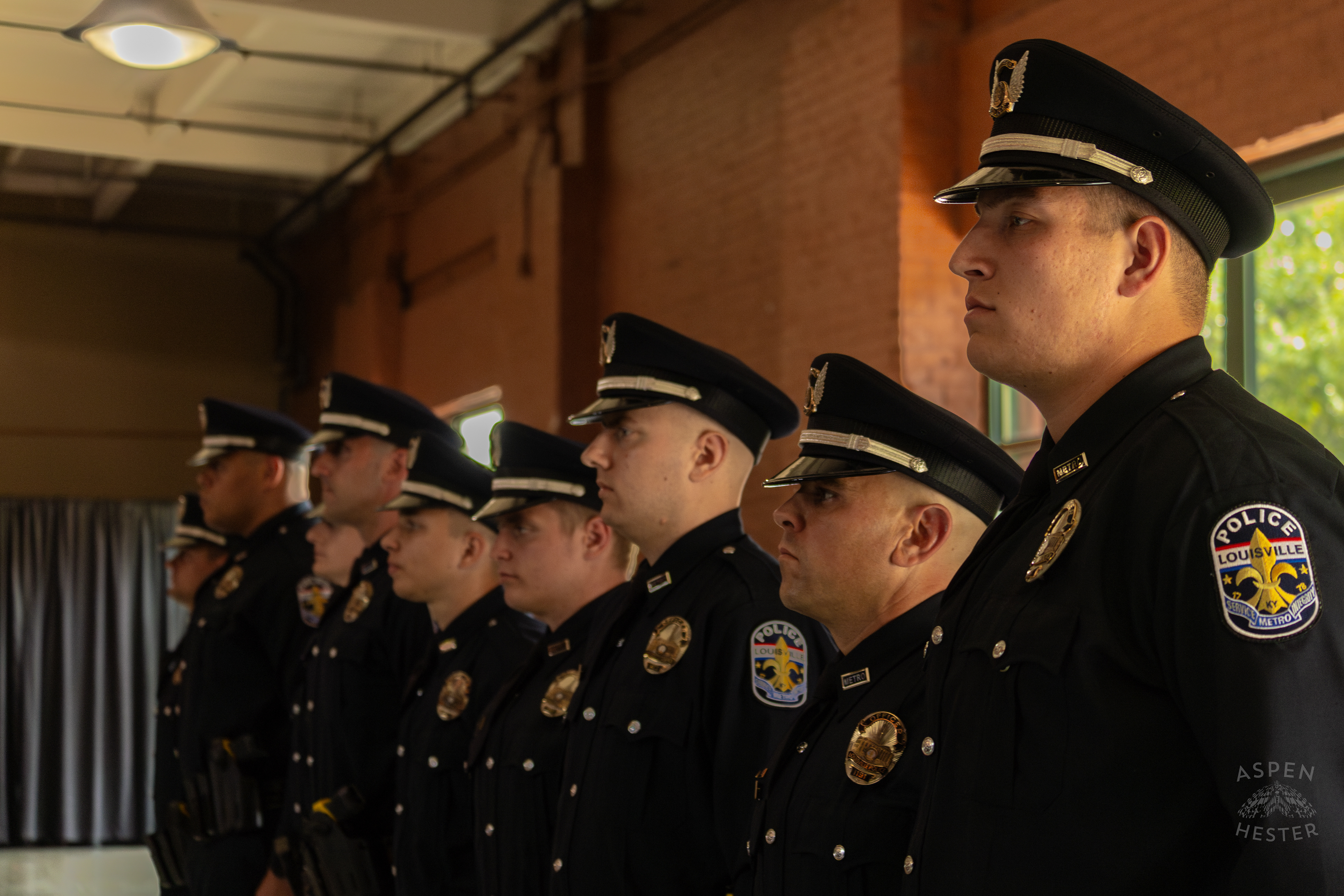 Newly Sworn in Recruits at The Graduation of MAC 59 into LMPD. August 30th, 2024Aspen Hester