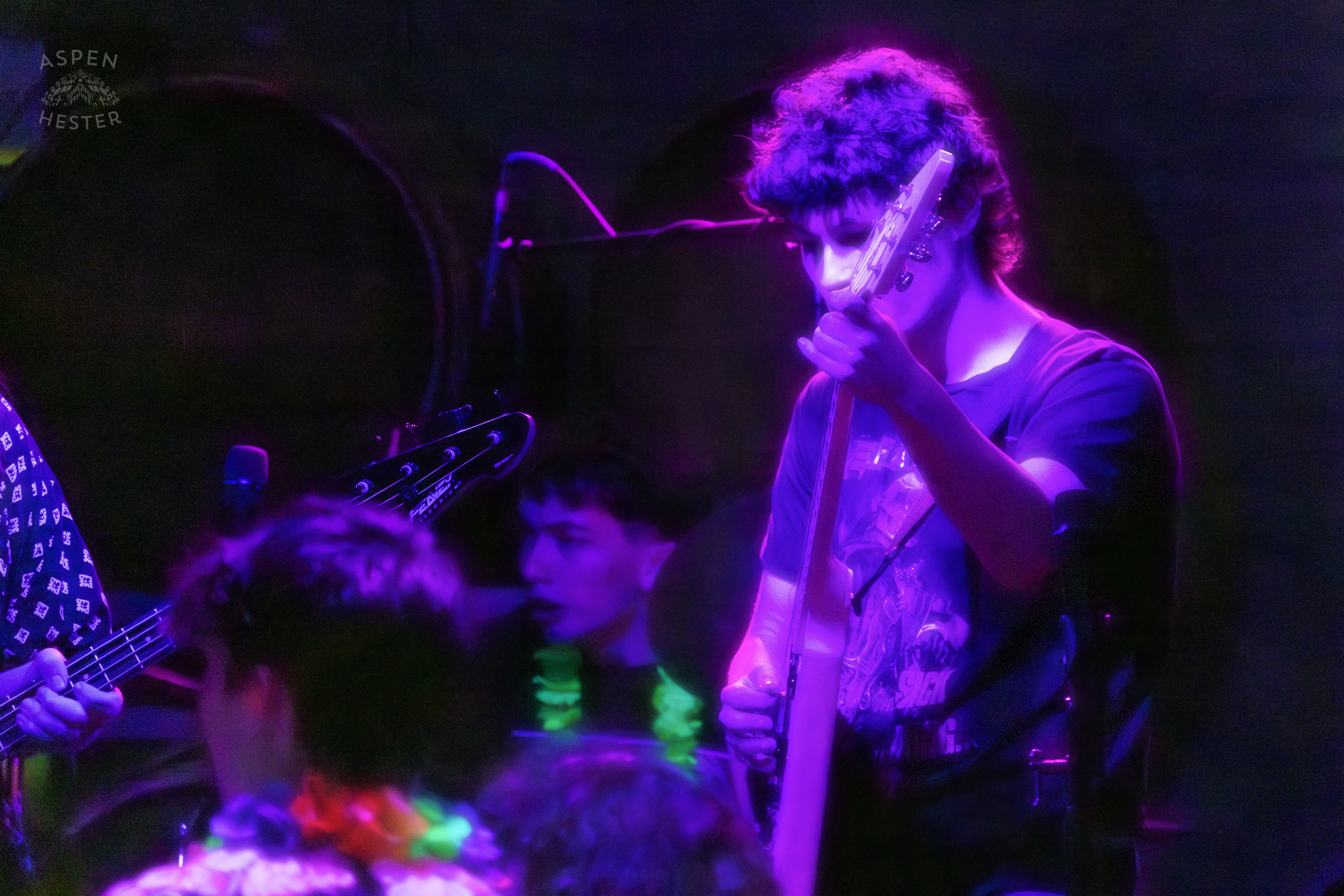 School of Rock Philadelphia Student Playing Guitar at Gravely Brewing in Louisville KY. June 29th, 2024/Aspen Hester