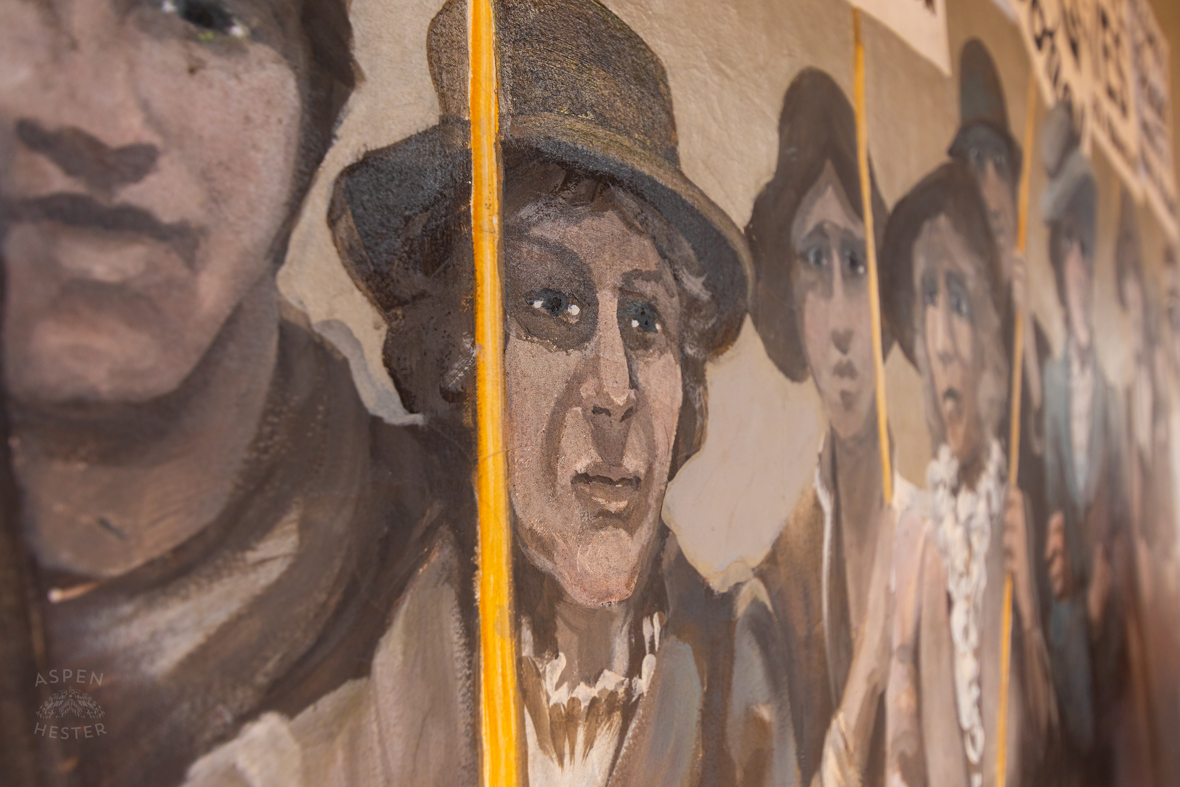 Mural Outside the Prohibition Museum in Savannah Georgia. June 26th, 2024/Aspen Hester