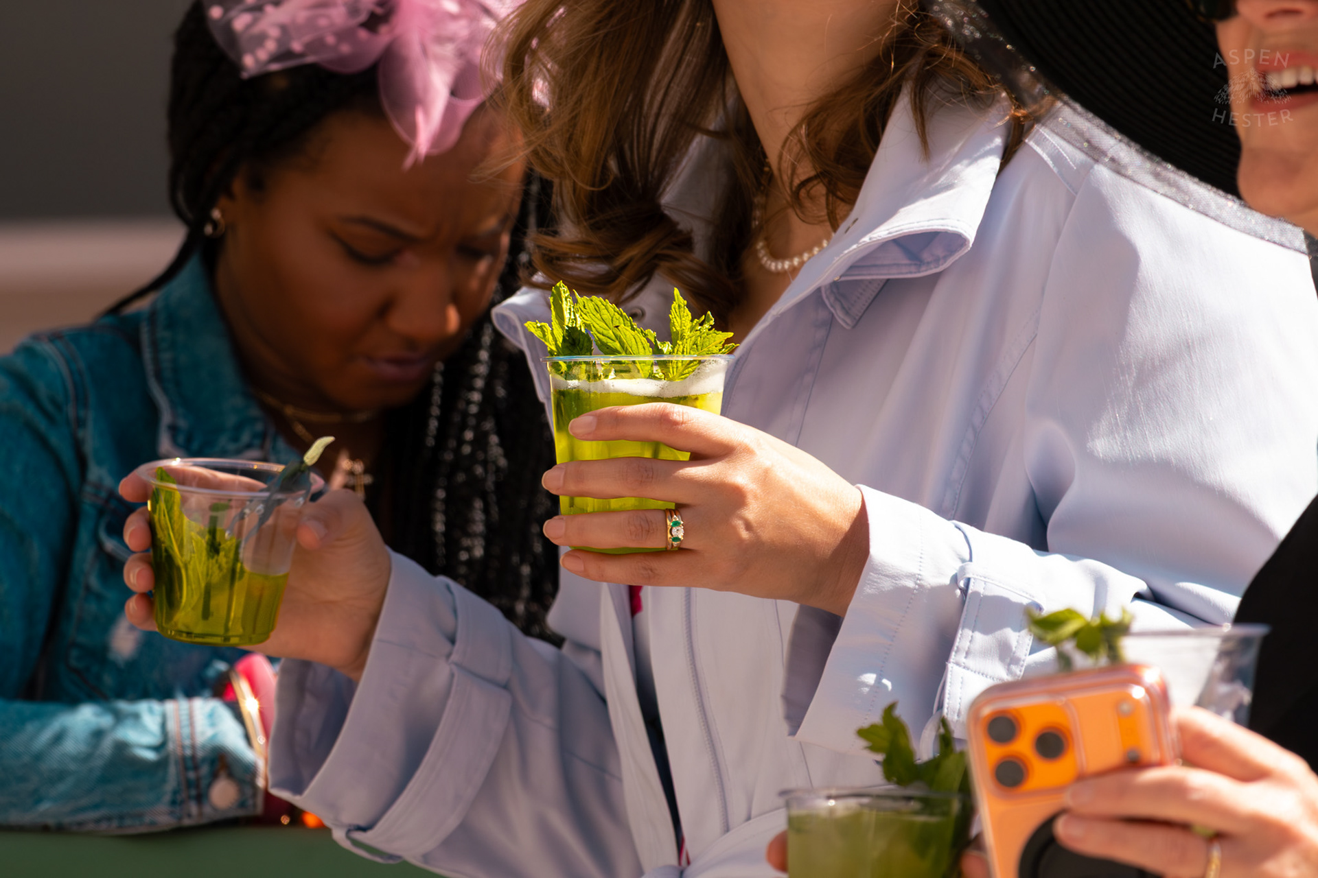 Drinks Carried Back To The Churchill Downs Grand Stands During Thurby. April 30th, 2026/Aspen Hester