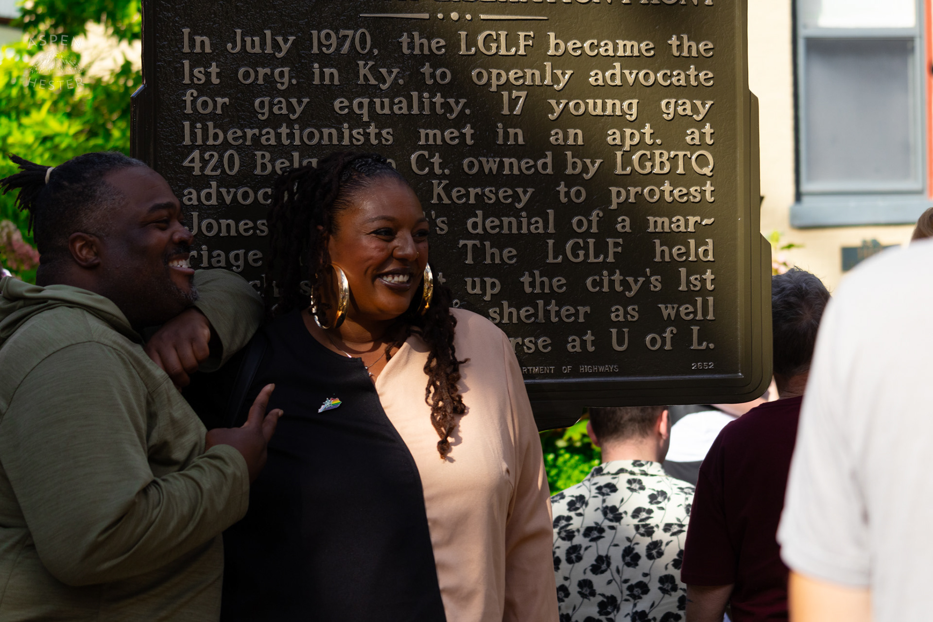 Celebrating The 1st LGBTQ Ky Historical Hwy Marker. June 6th, 2024/Aspen Hester
