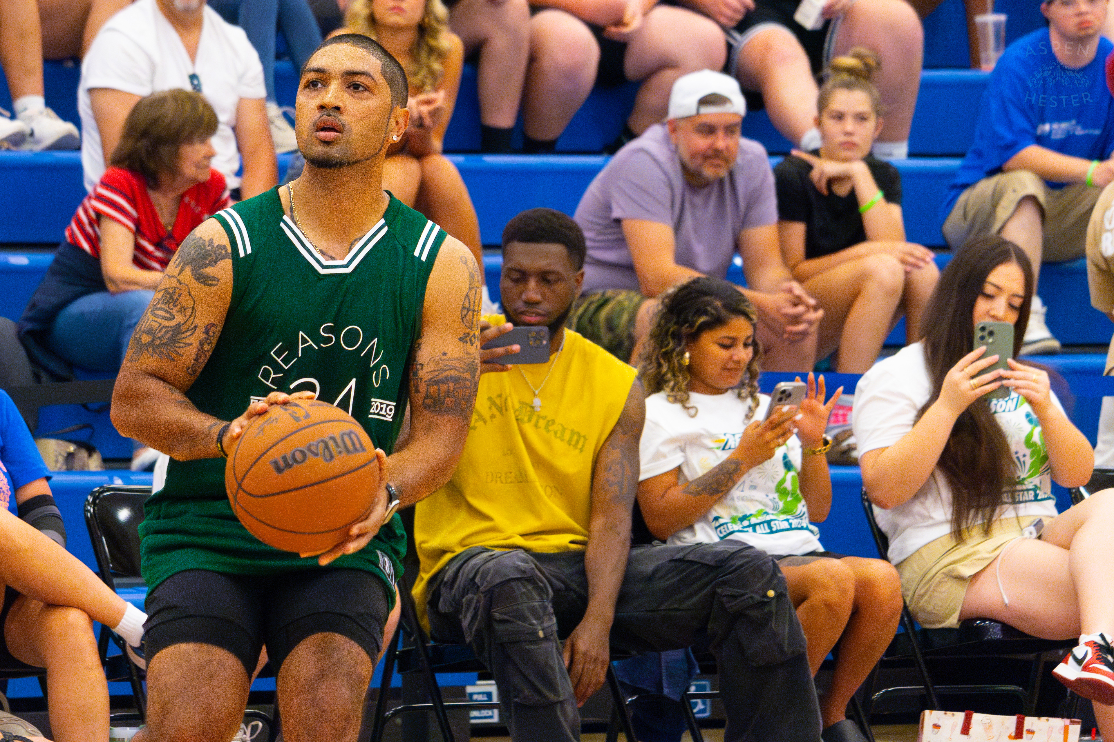 24 Reasons 'Be The Reason' Celebrity Basketball Game. June 22nd, 2024/Aspen Hester