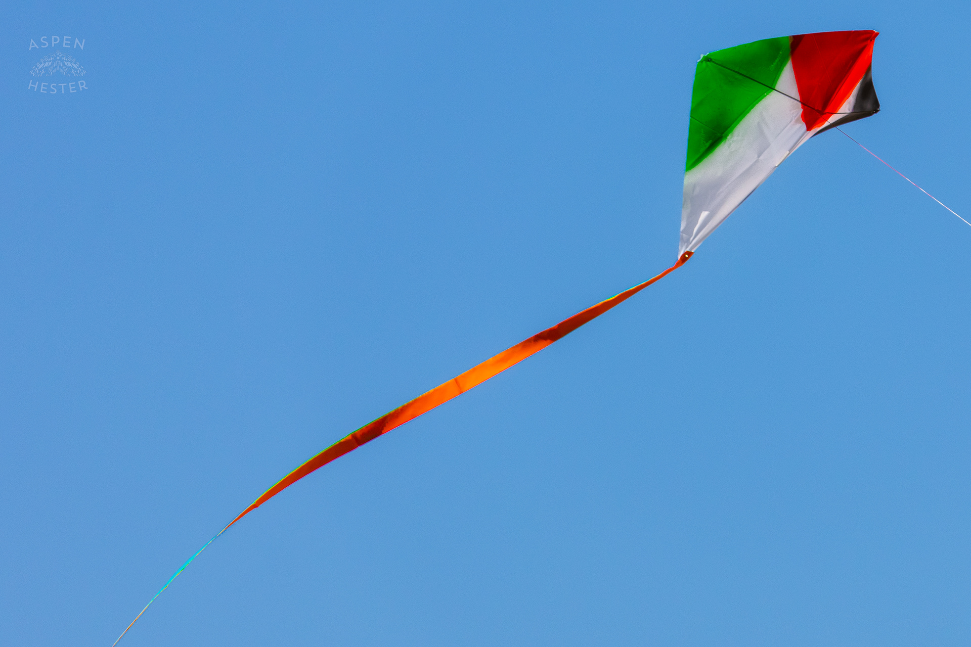Palestinian Kite Flying Over Lousiville’s One Year of Gaza Genocide Rally. October 5th, 2024/Aspen Hester 